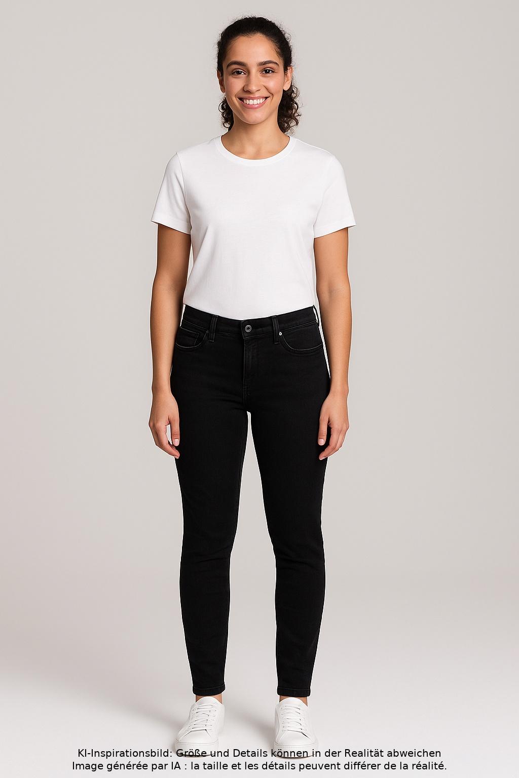 

Levis Damen Jeans, schwarz, Gr. 24