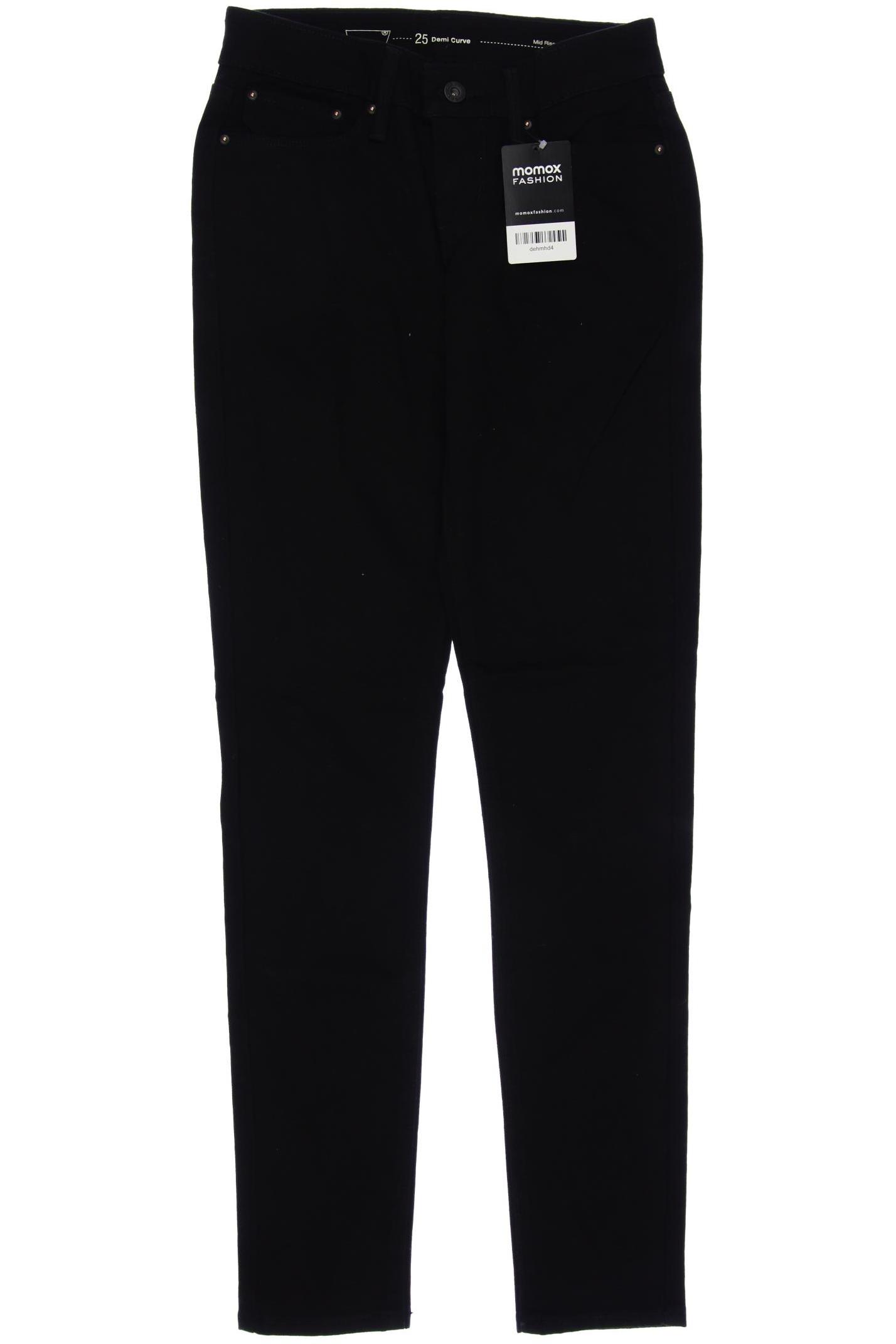 

Levis Damen Jeans, schwarz, Gr. 25
