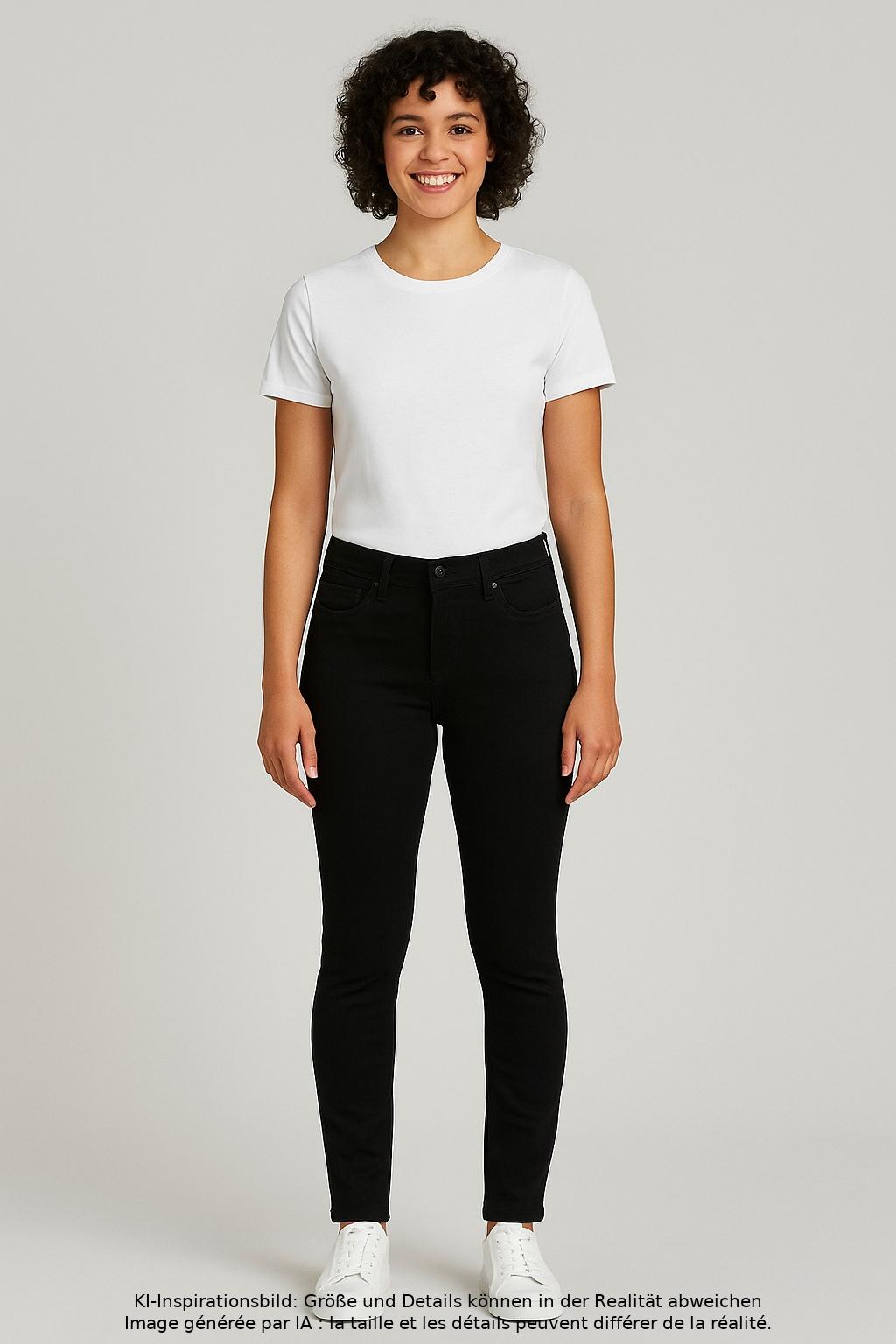 

Levis Damen Jeans, schwarz, Gr. 24