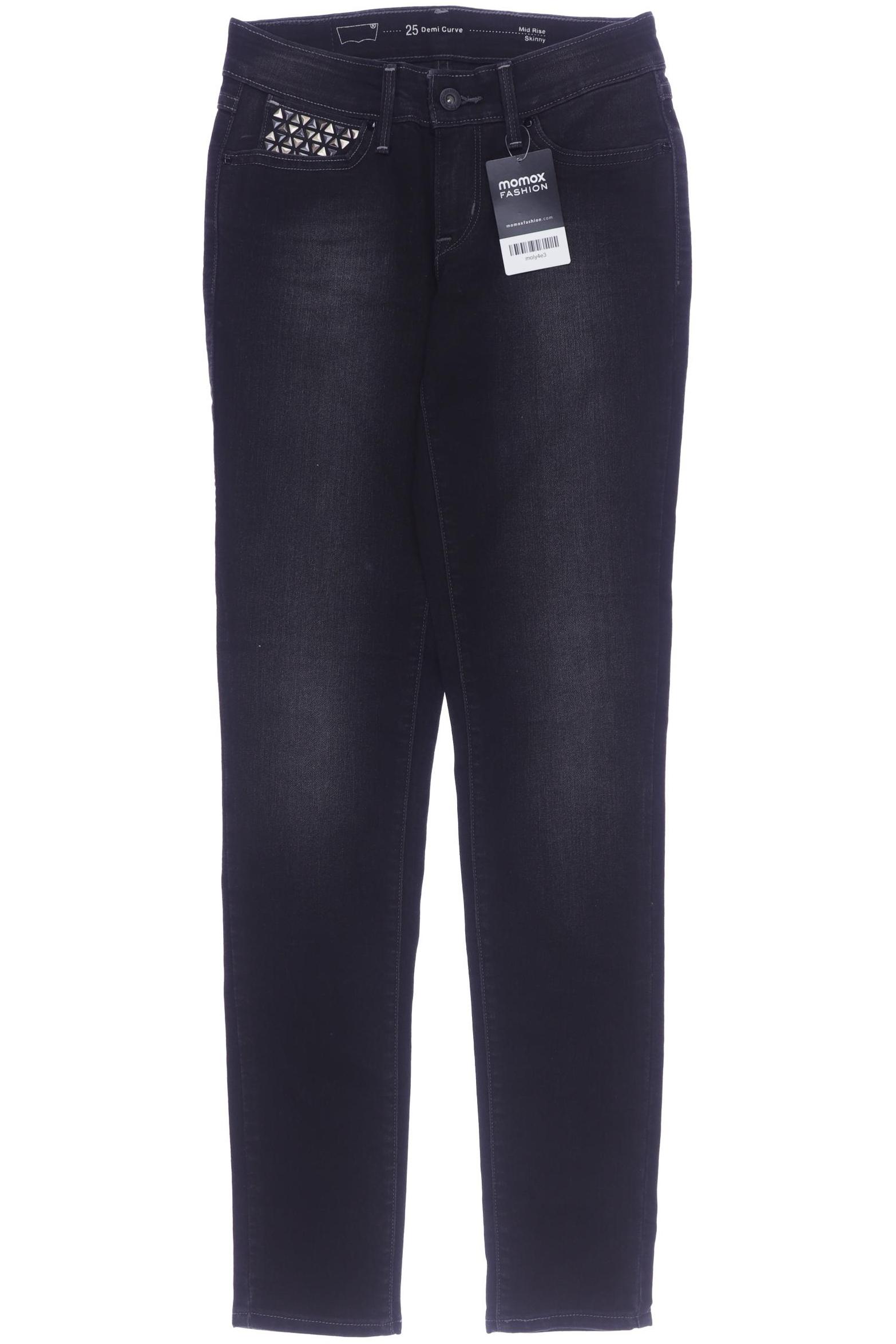 

Levis Damen Jeans, schwarz, Gr. 25