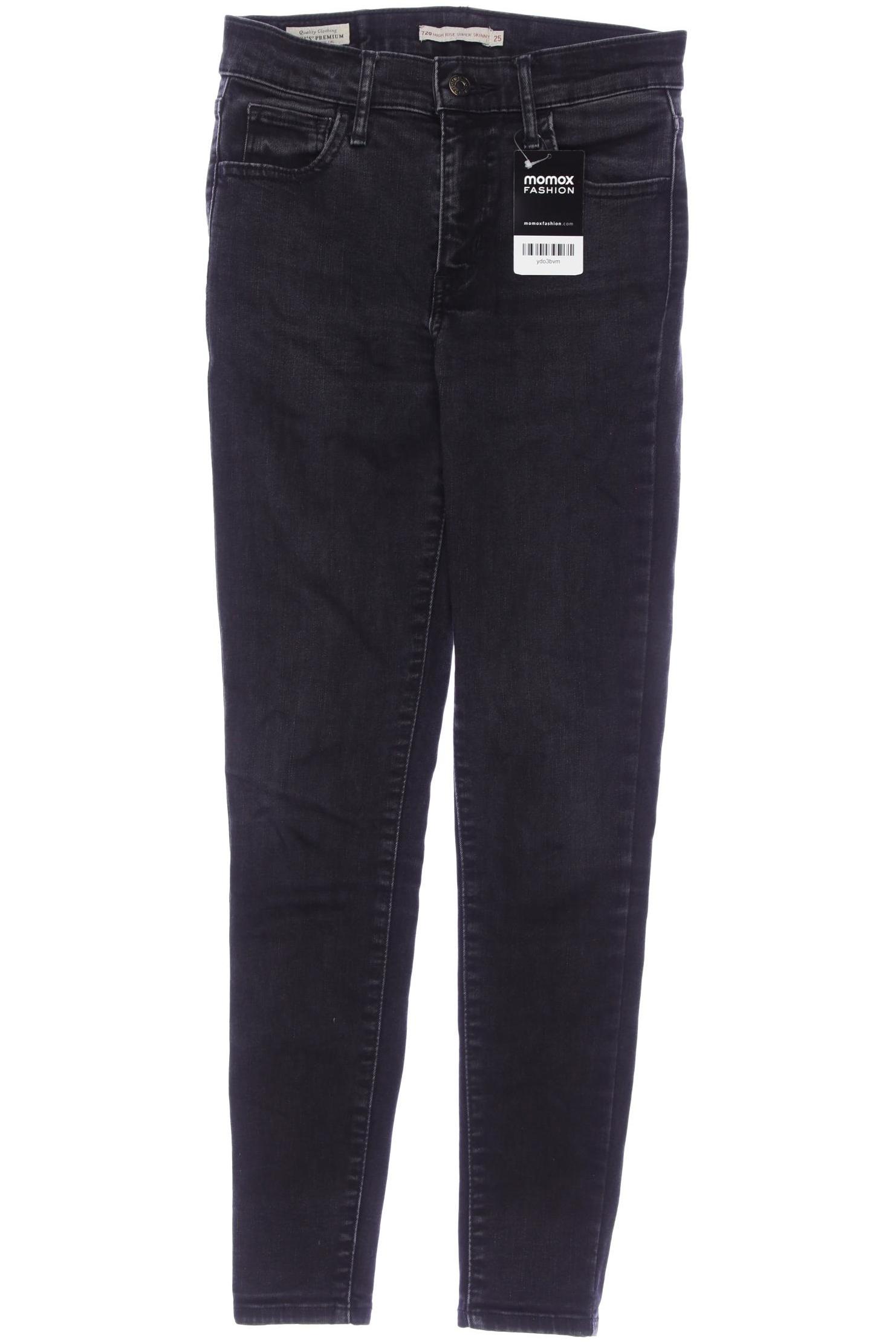 

Levis Damen Jeans, schwarz, Gr. 25
