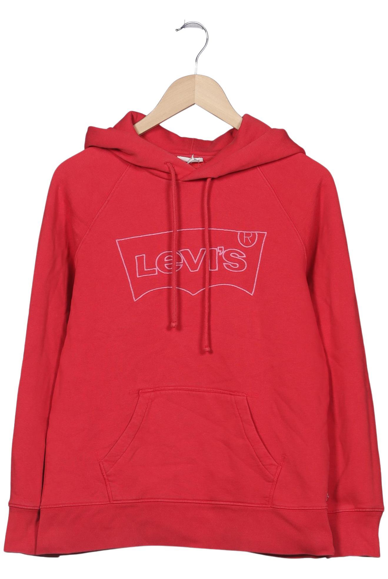 

Levis Damen Kapuzenpullover, rot, Gr. 34