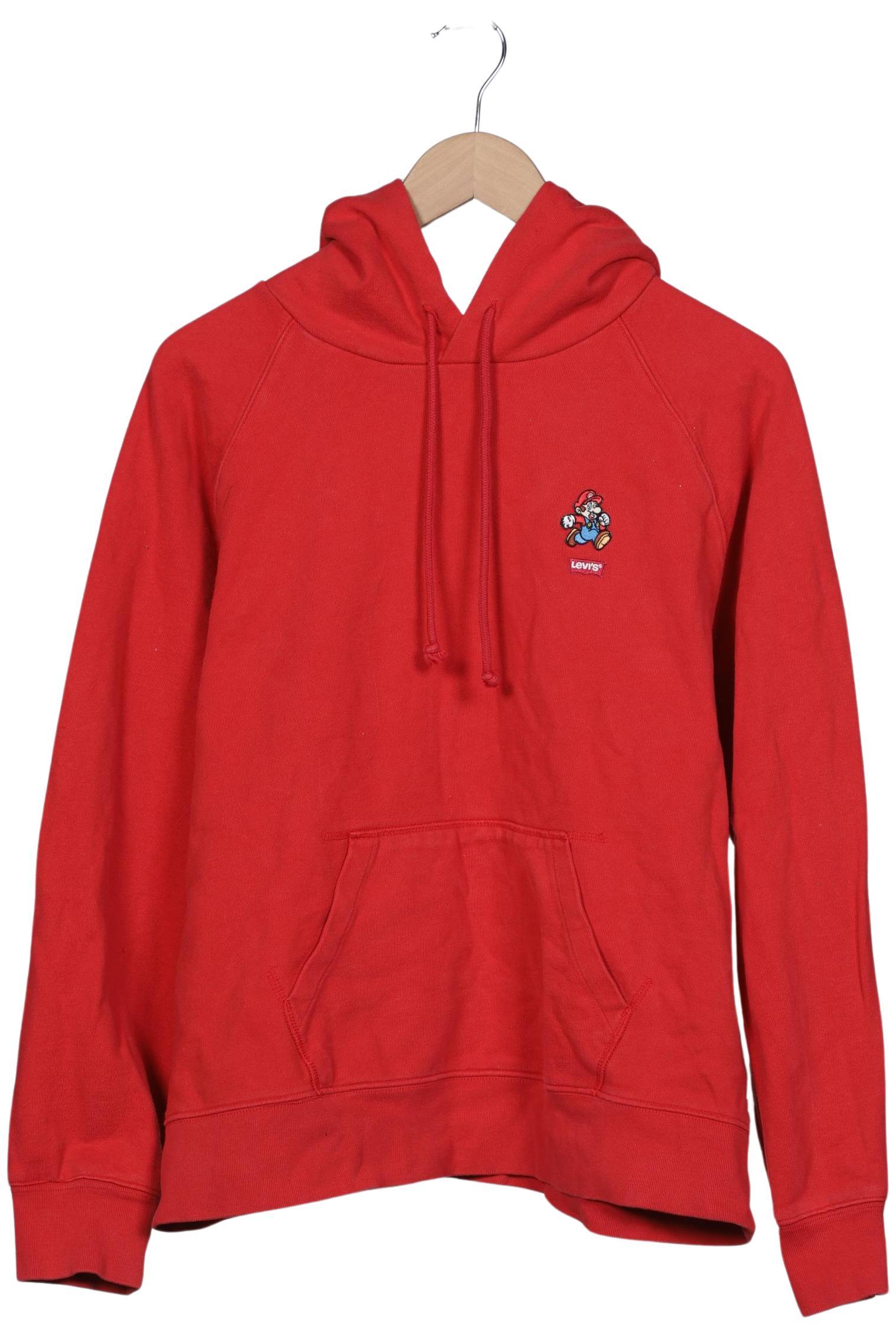 

Levis Damen Kapuzenpullover, rot, Gr. 42