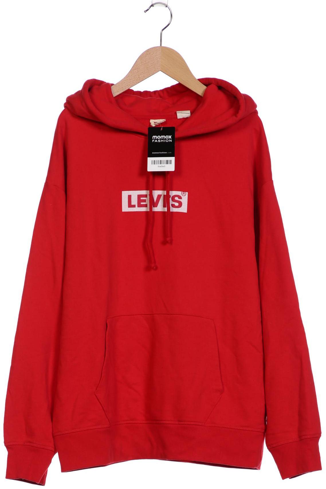 

Levis Damen Kapuzenpullover, rot, Gr. 42