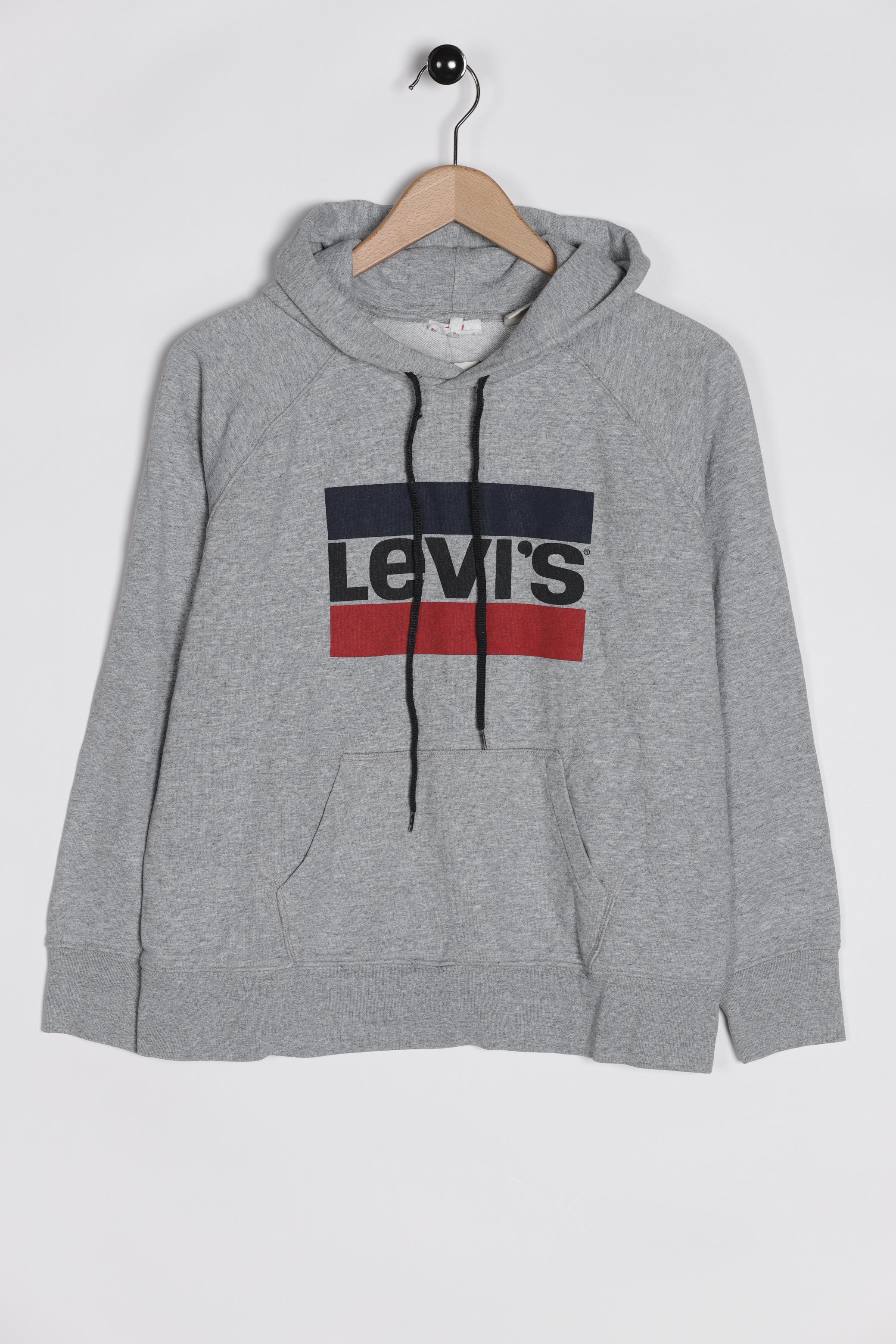 

Levis Damen Kapuzenpullover, grau