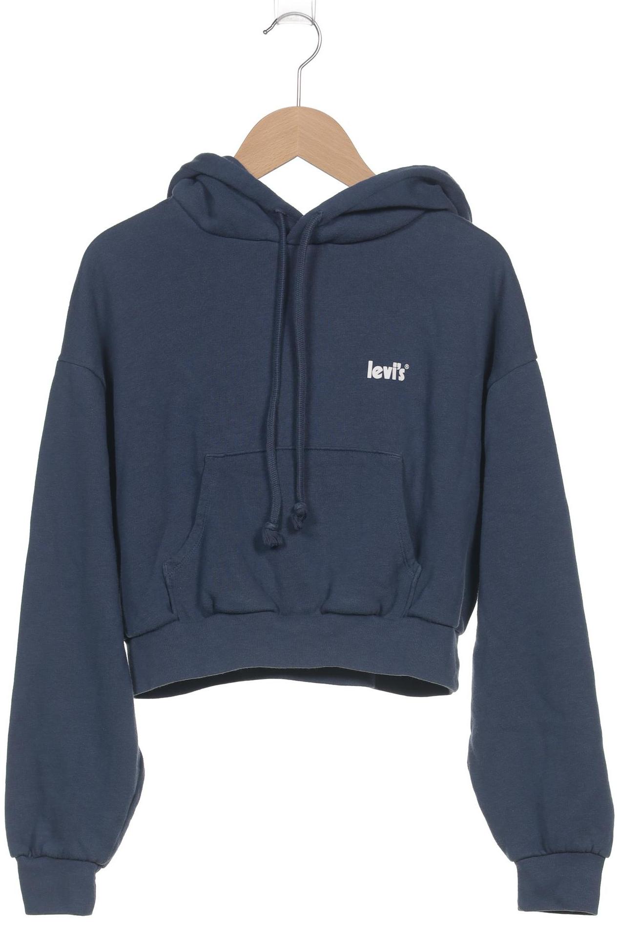 

Levis Damen Kapuzenpullover, blau, Gr. 34