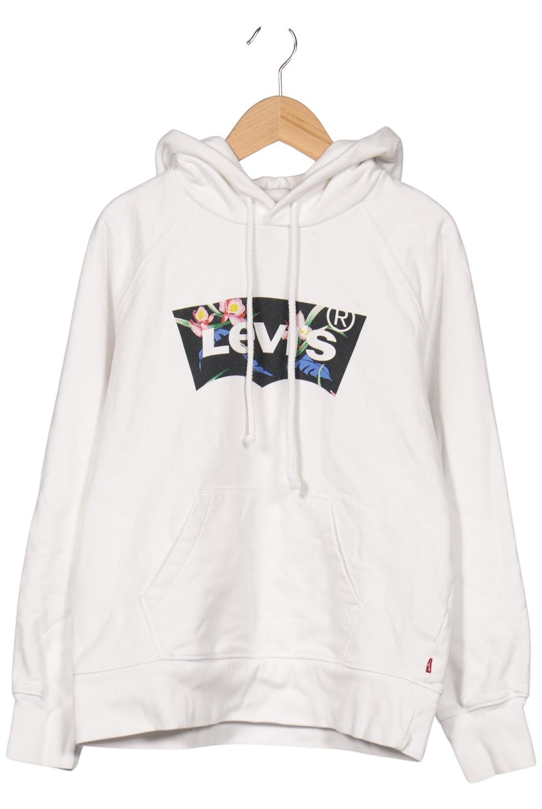 

Levis Damen Kapuzenpullover, weiß, Gr. 34