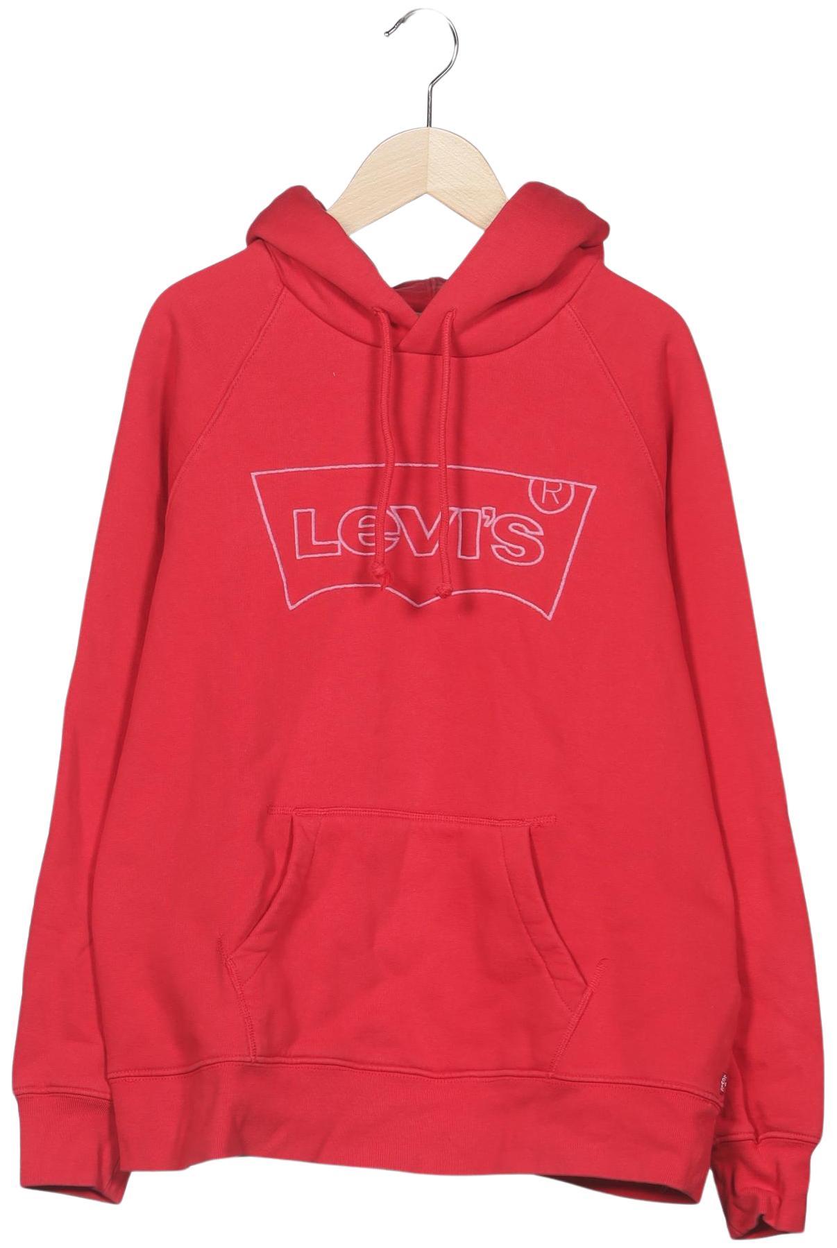 

Levis Damen Kapuzenpullover, rot, Gr. 36