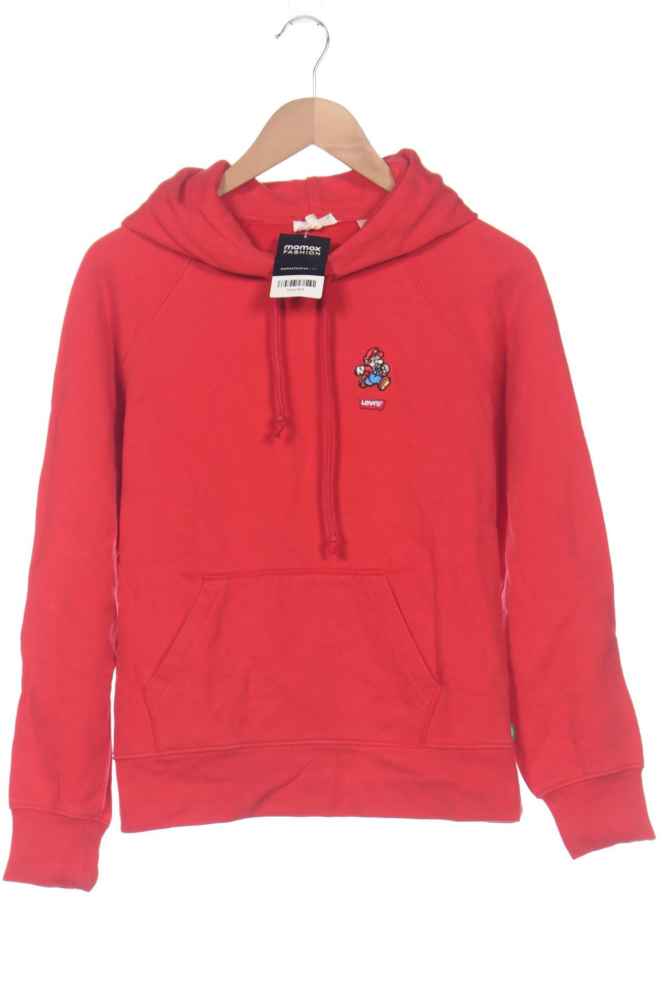 

Levis Damen Kapuzenpullover, rot, Gr. 34