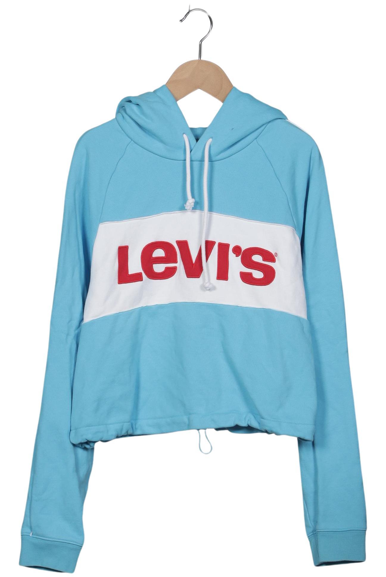 

Levis Damen Kapuzenpullover, blau, Gr. 38