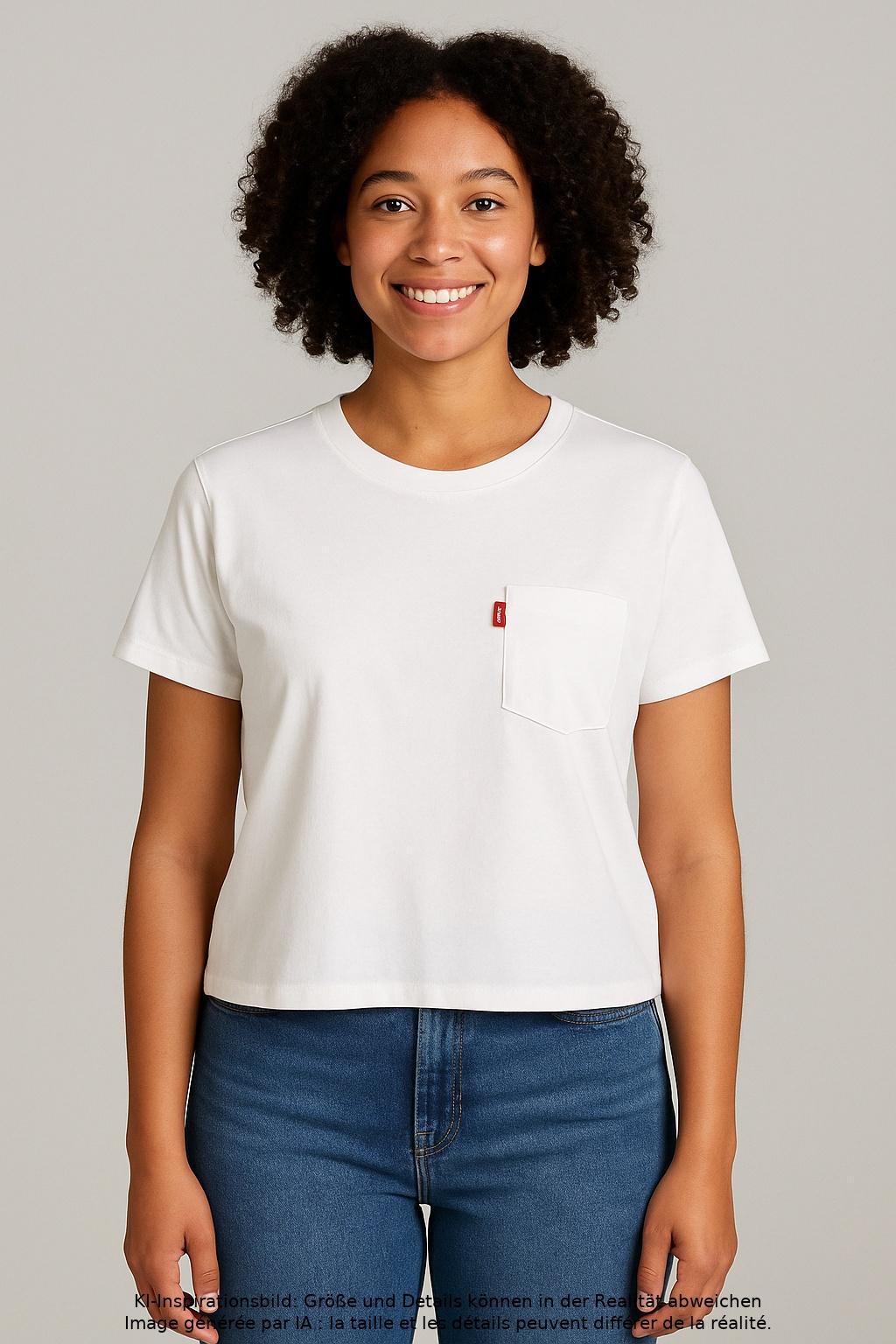 

Levis Damen T-Shirt, weiß, Gr. 34