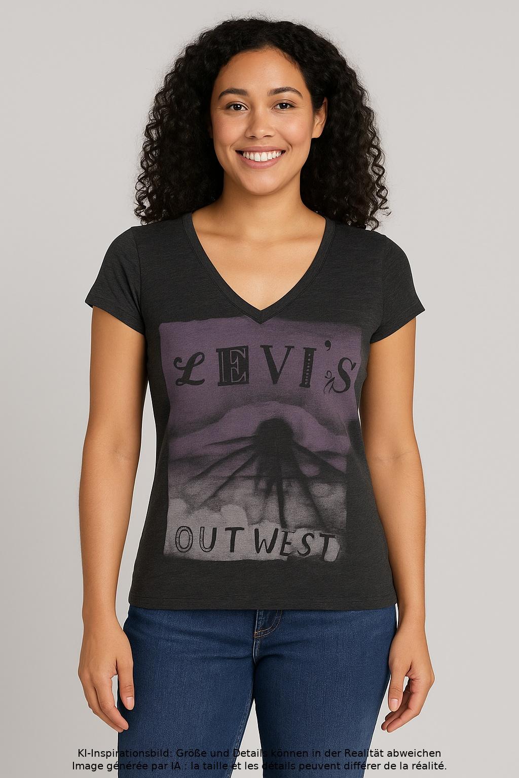 

Levis Damen T-Shirt, mehrfarbig, Gr. 34