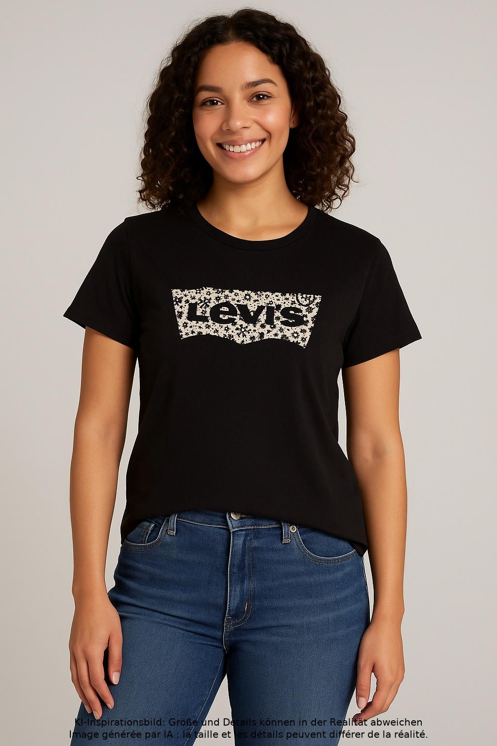 

Levis Damen T-Shirt, schwarz, Gr. 36