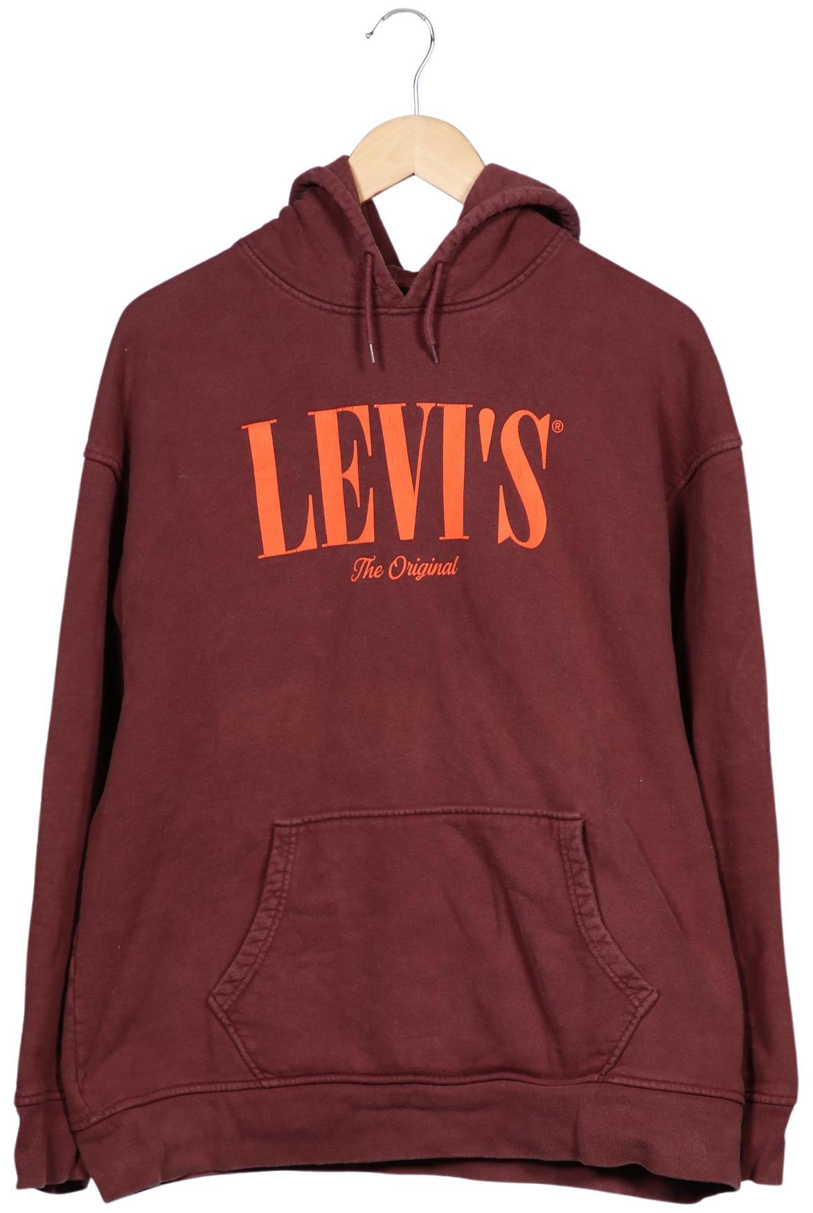 

Levis Herren Kapuzenpullover, bordeaux, Gr. 52