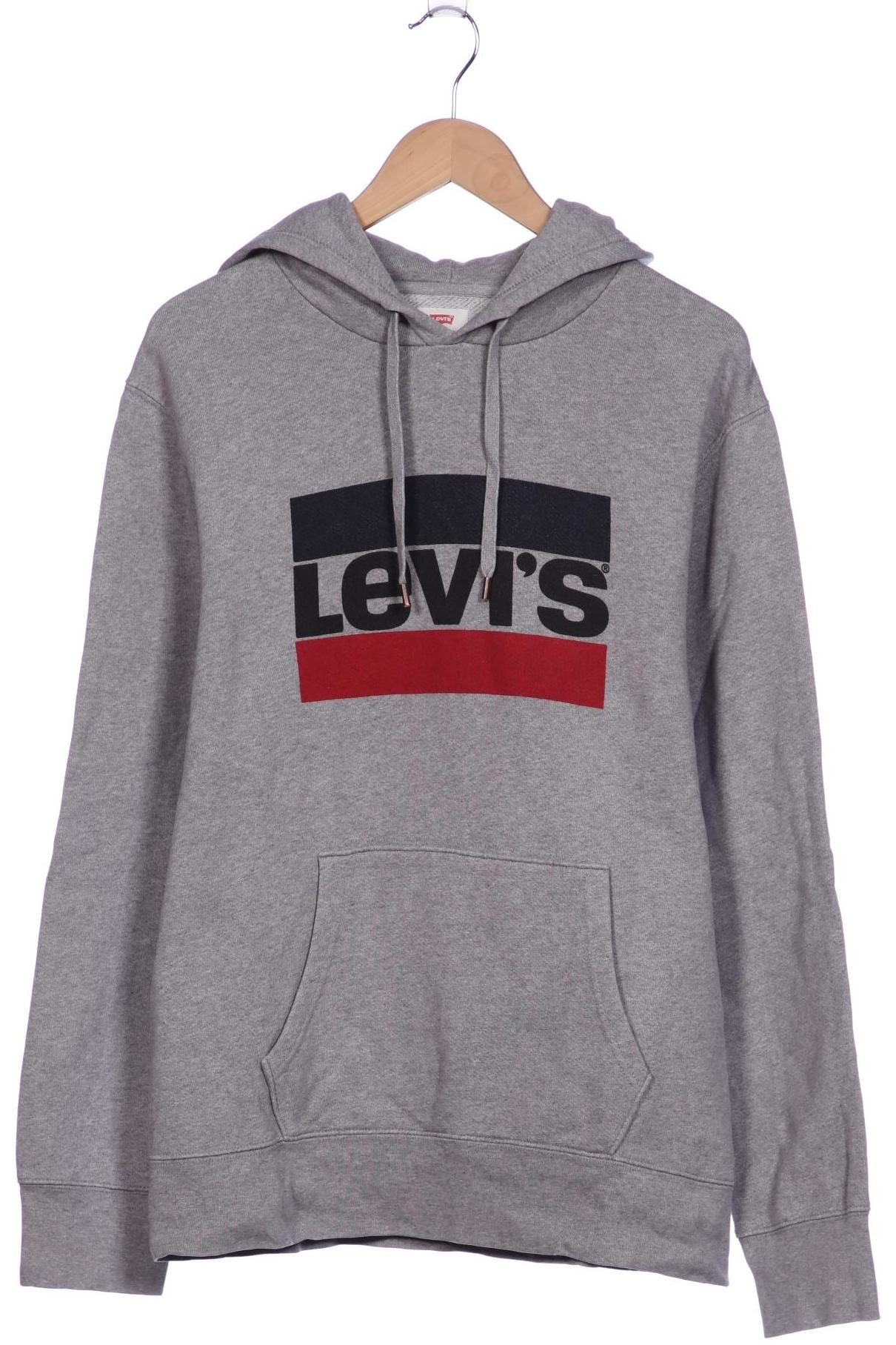 

Levis Herren Kapuzenpullover, grau, Gr. 52
