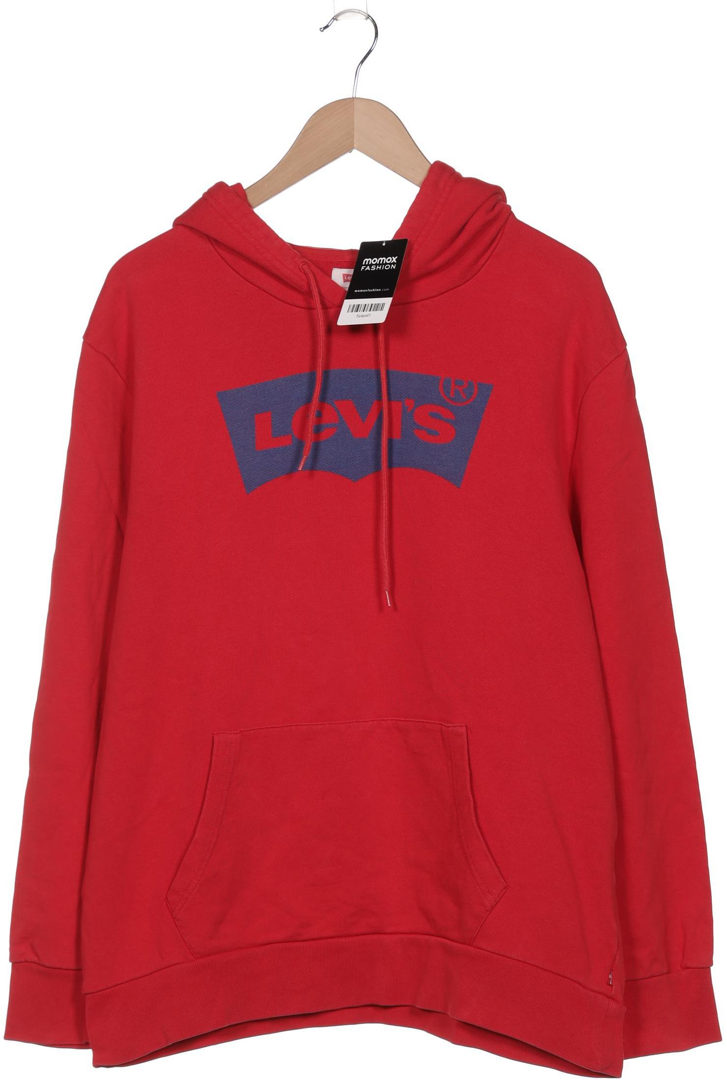 

Levis Herren Kapuzenpullover, rot, Gr. 54