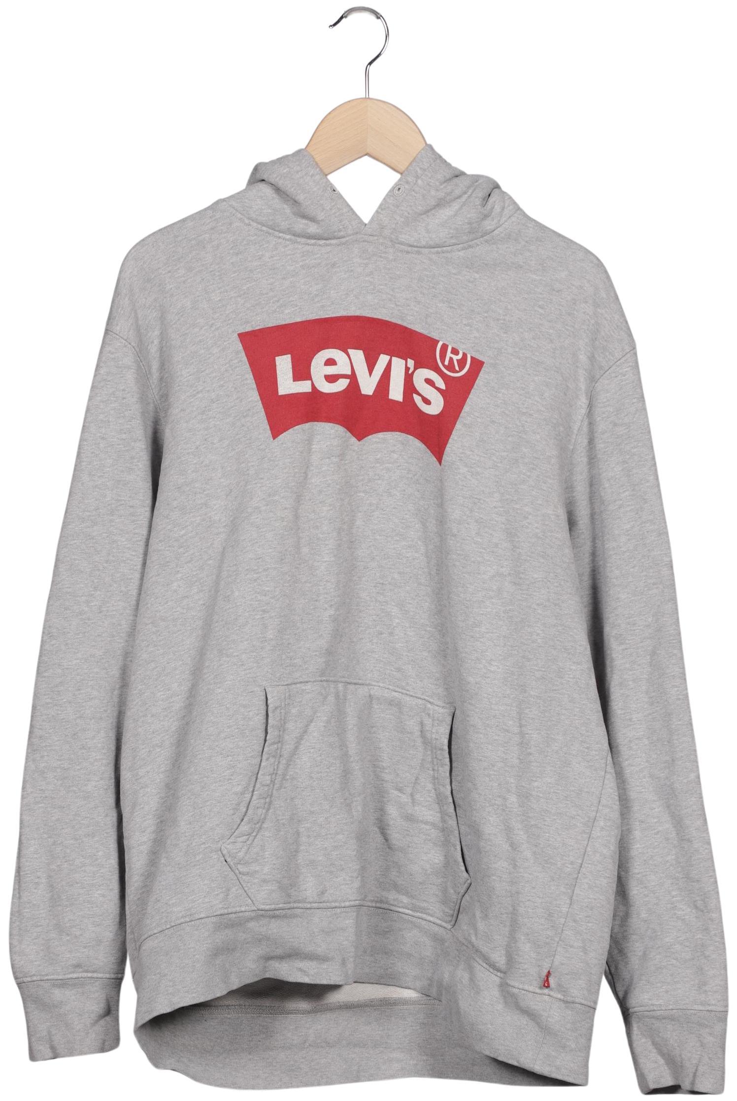 

Levis Herren Kapuzenpullover, grau, Gr. 52