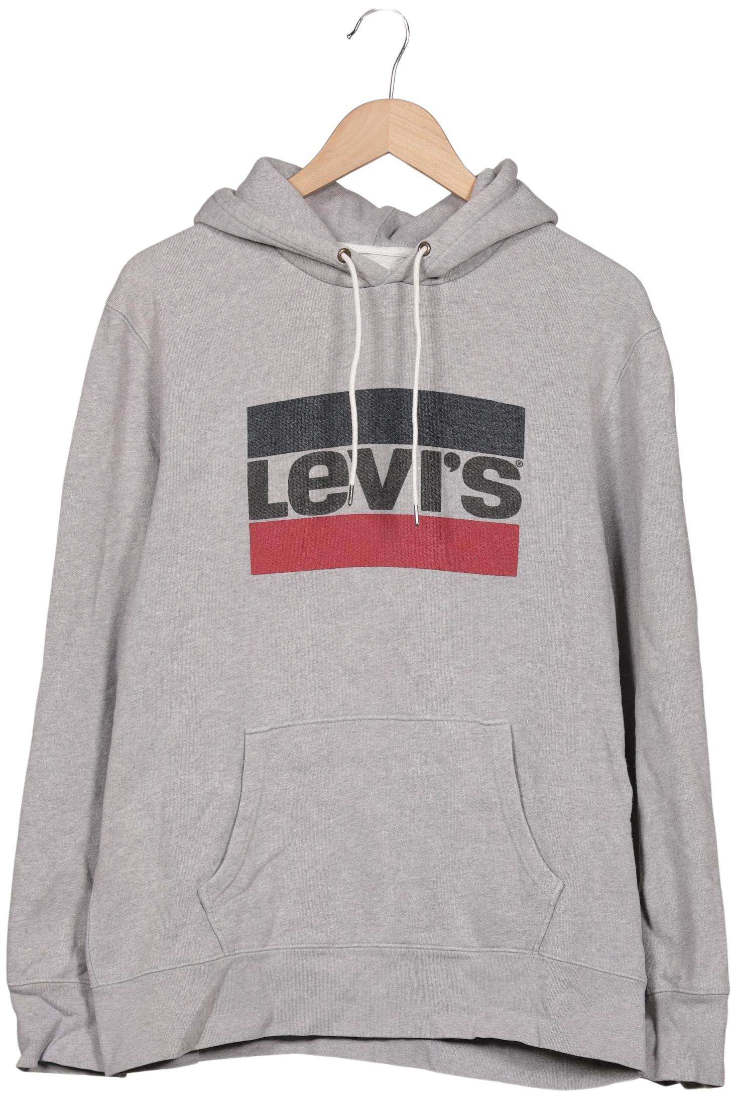 

Levis Herren Kapuzenpullover, grau, Gr. 52