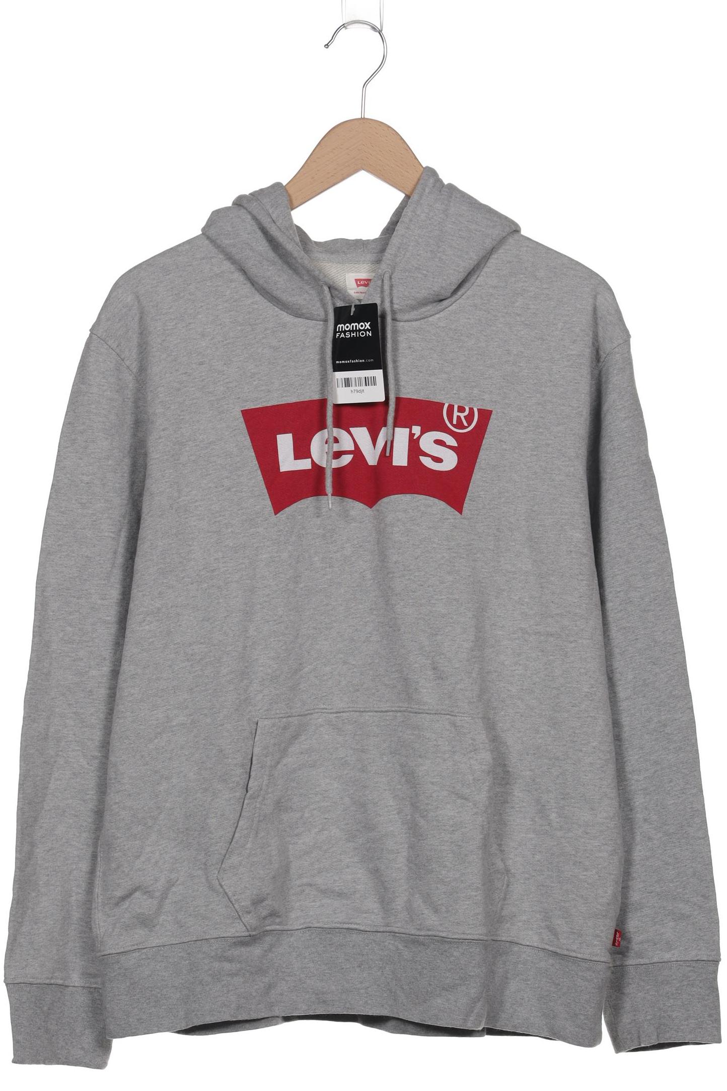 

Levis Herren Kapuzenpullover, grau, Gr. 52