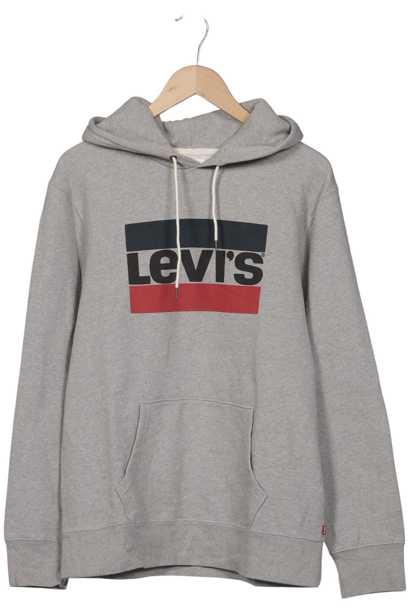 

Levis Herren Kapuzenpullover, grau, Gr. 52