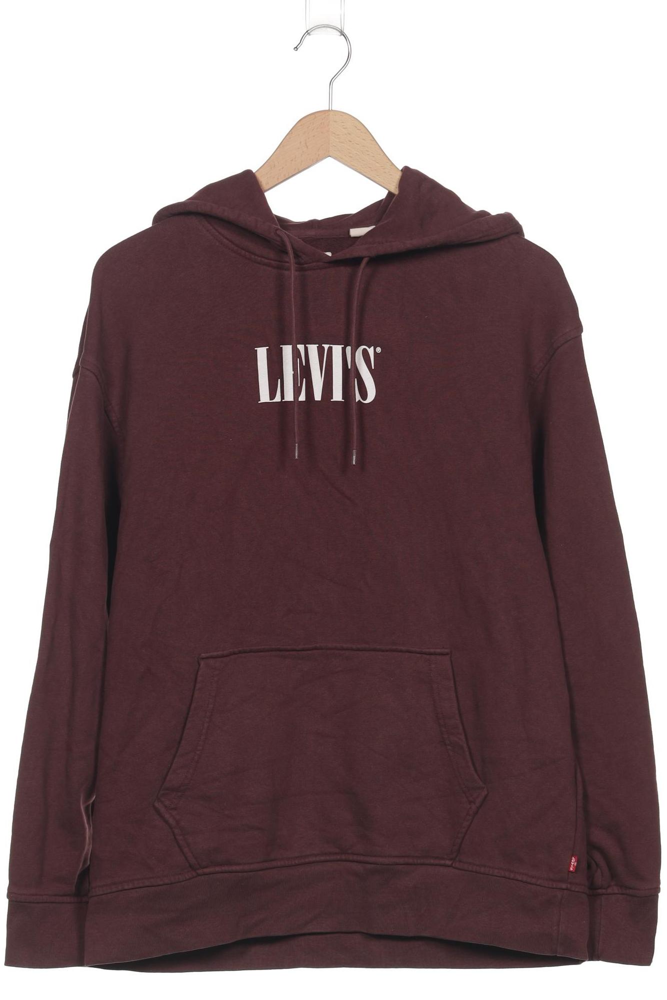 

Levis Herren Kapuzenpullover, bordeaux, Gr. 48