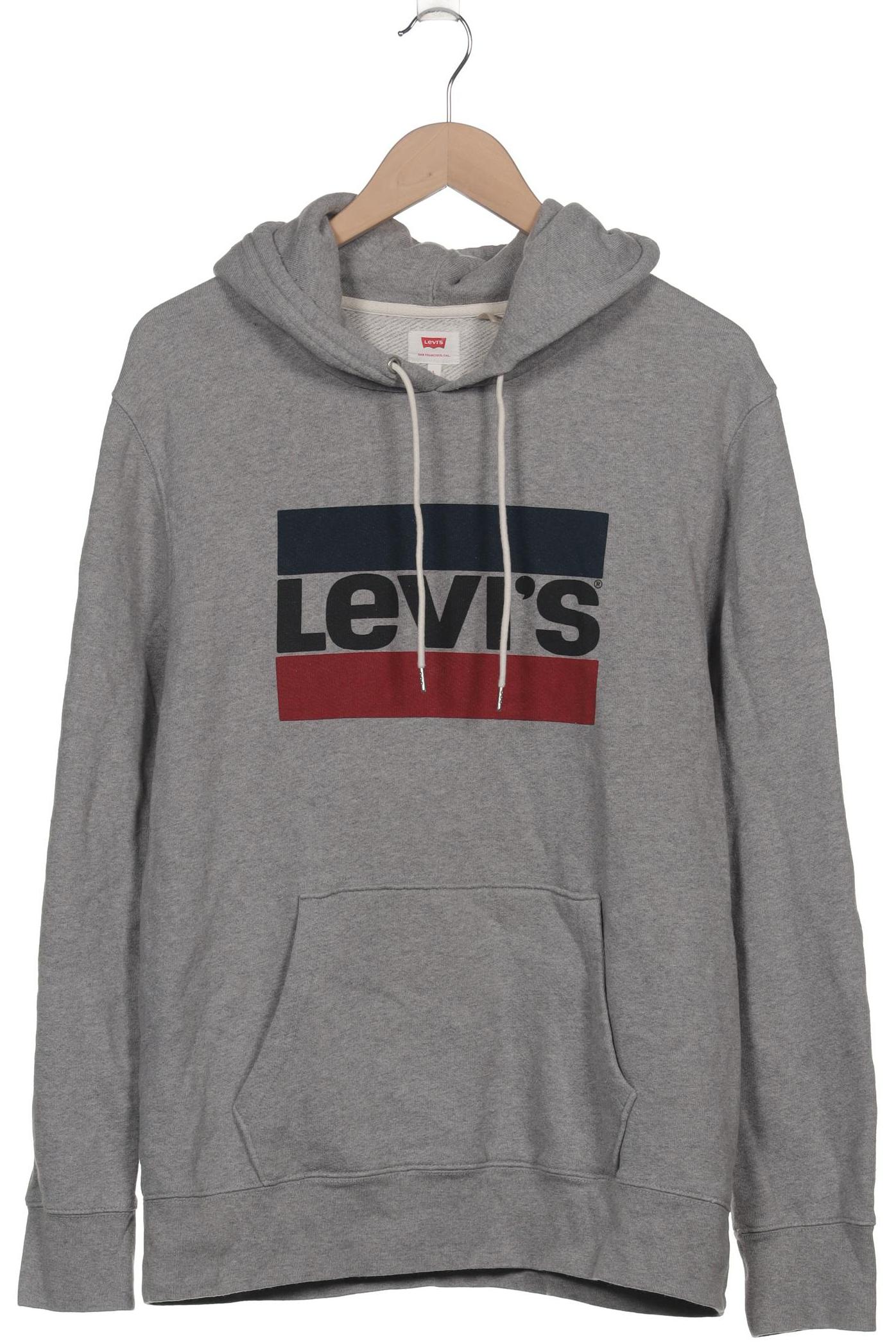 

Levis Herren Kapuzenpullover, grau, Gr. 52