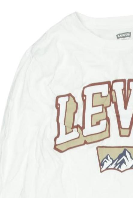 Thumbnail - Levis Jungen Langarmshirt, weiß, Gr. 140