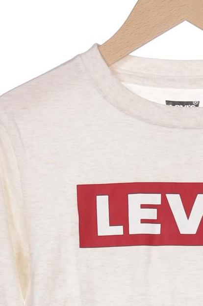 Thumbnail - Levis Jungen Langarmshirt, cremeweiß, Gr. 140