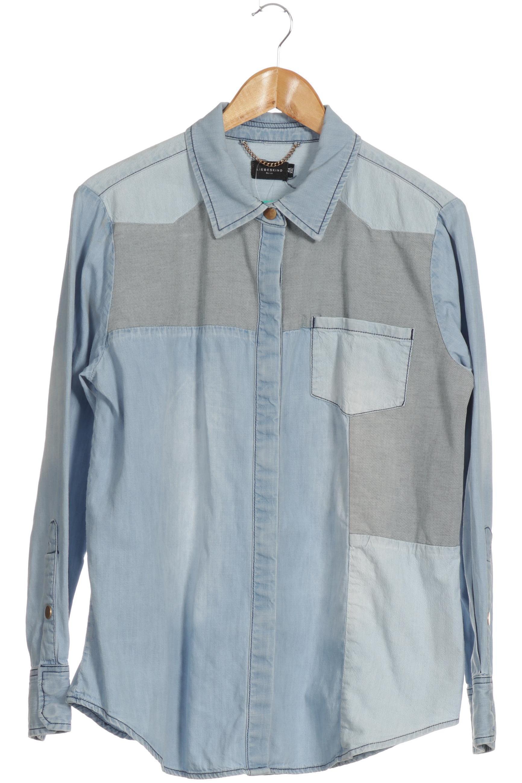 

Liebeskind Berlin Damen Bluse, blau, Gr. 44