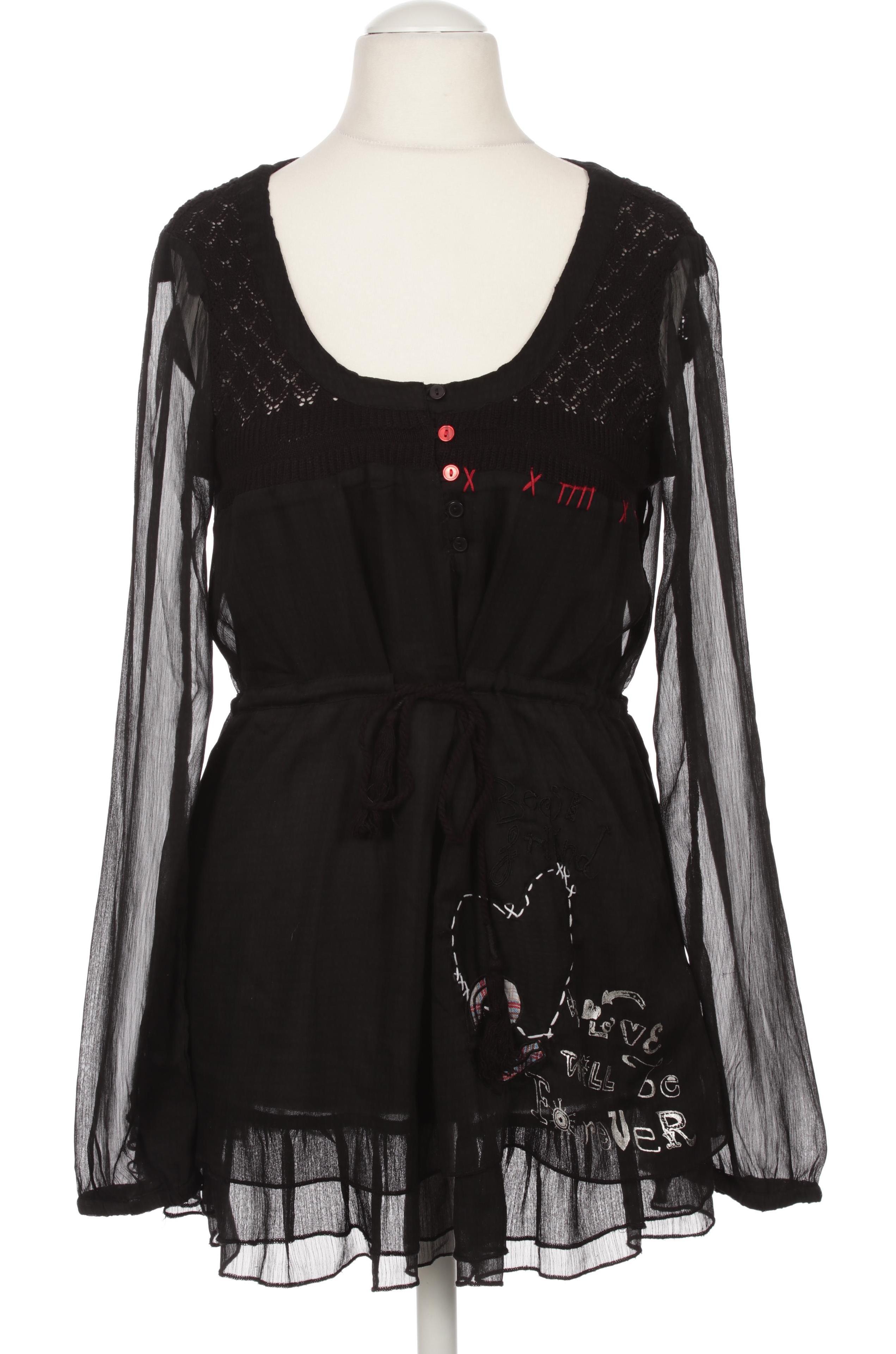 

Desigual Damen Bluse, schwarz, Gr.