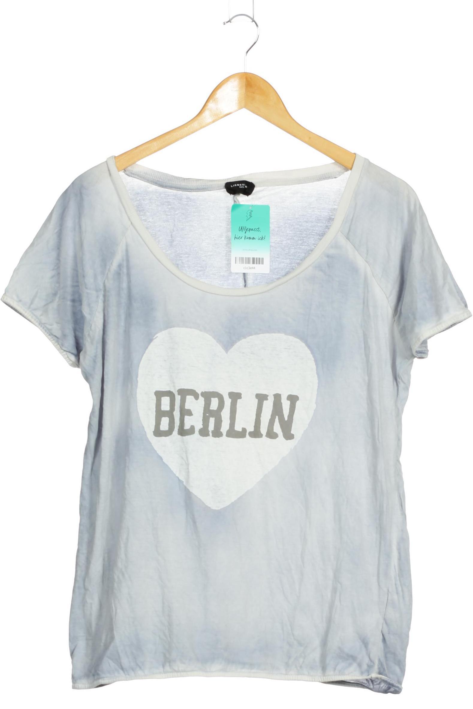 

Liebeskind Berlin Damen T-Shirt, blau, Gr.