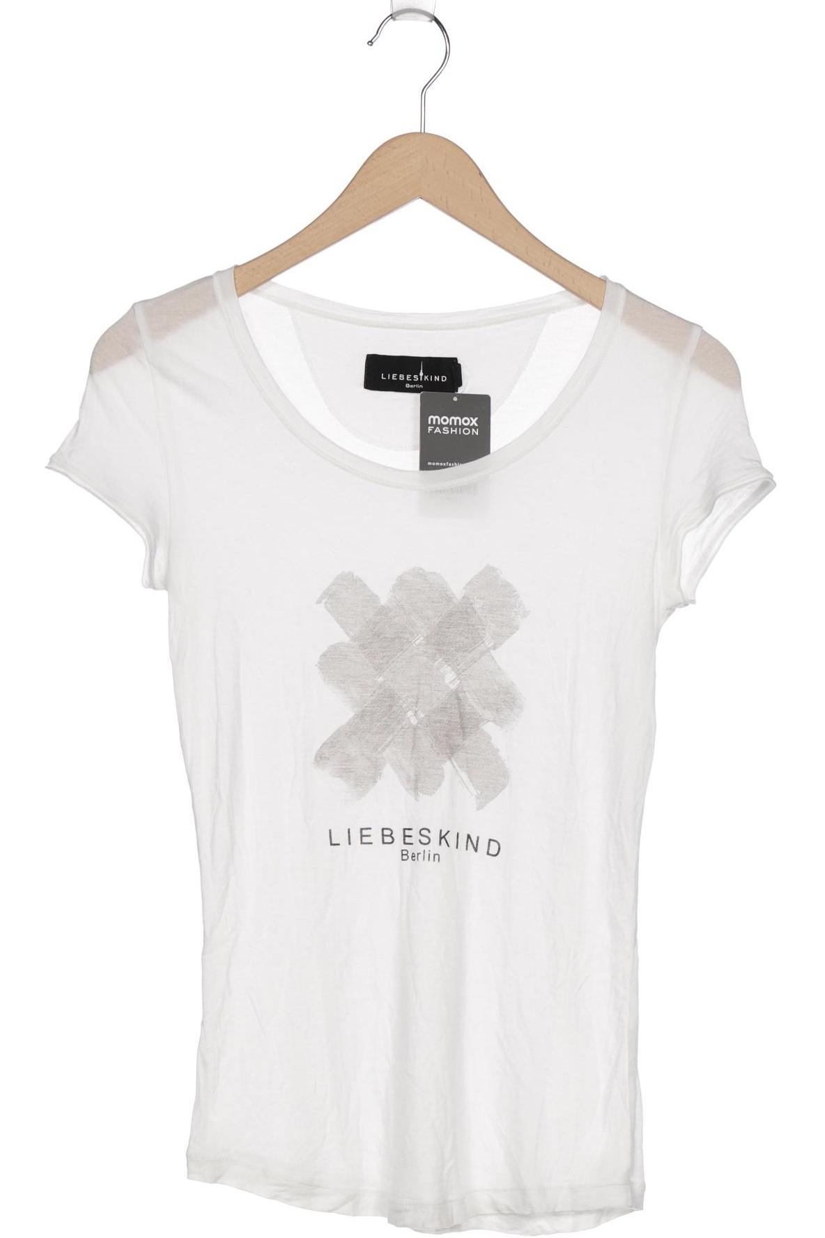 

Liebeskind Berlin Damen T-Shirt, cremeweiß, Gr. 34