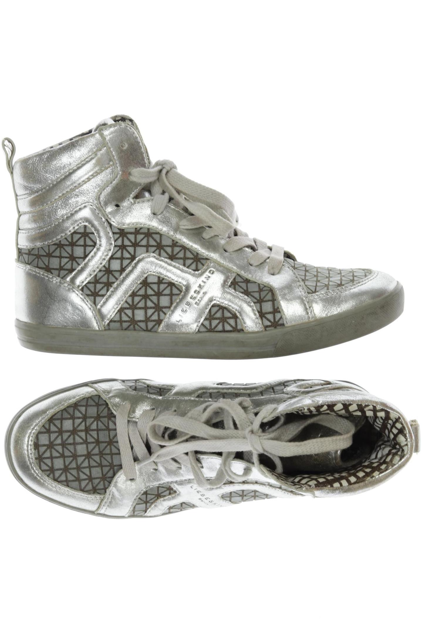 

Liebeskind Berlin Damen Sneakers, silber, Gr. 38