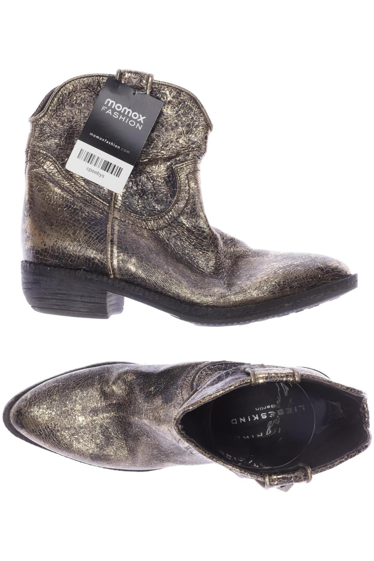 

Liebeskind Berlin Damen Stiefelette, gold, Gr. 39