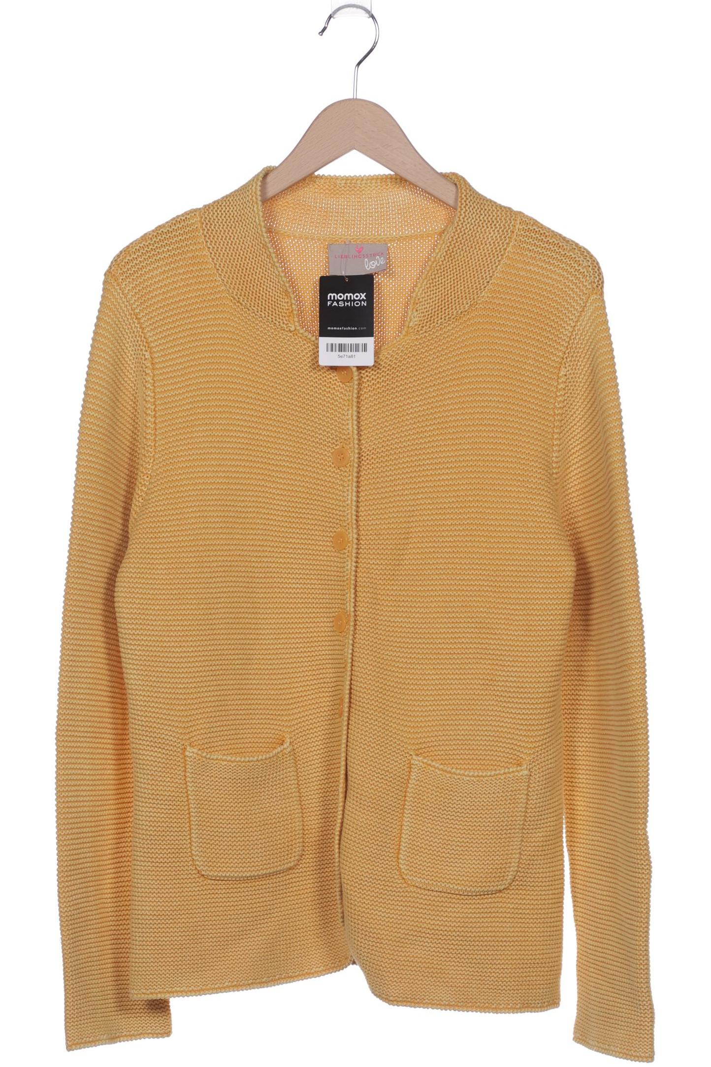 

Lieblingsstück Damen Strickjacke, gelb, Gr. 44