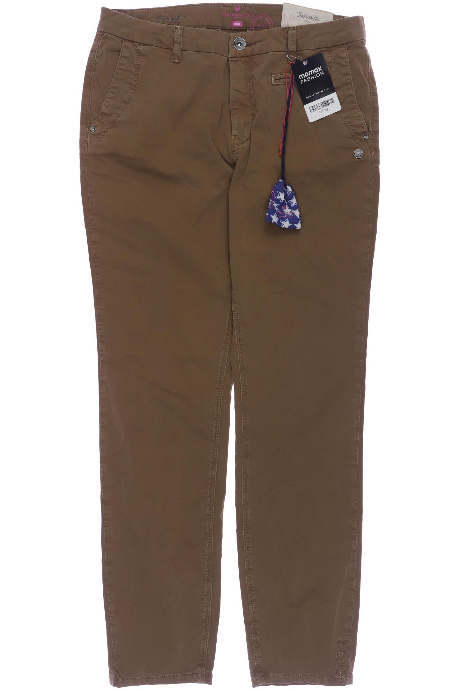 

Lieblingsstück Damen Stoffhose, braun, Gr. 28