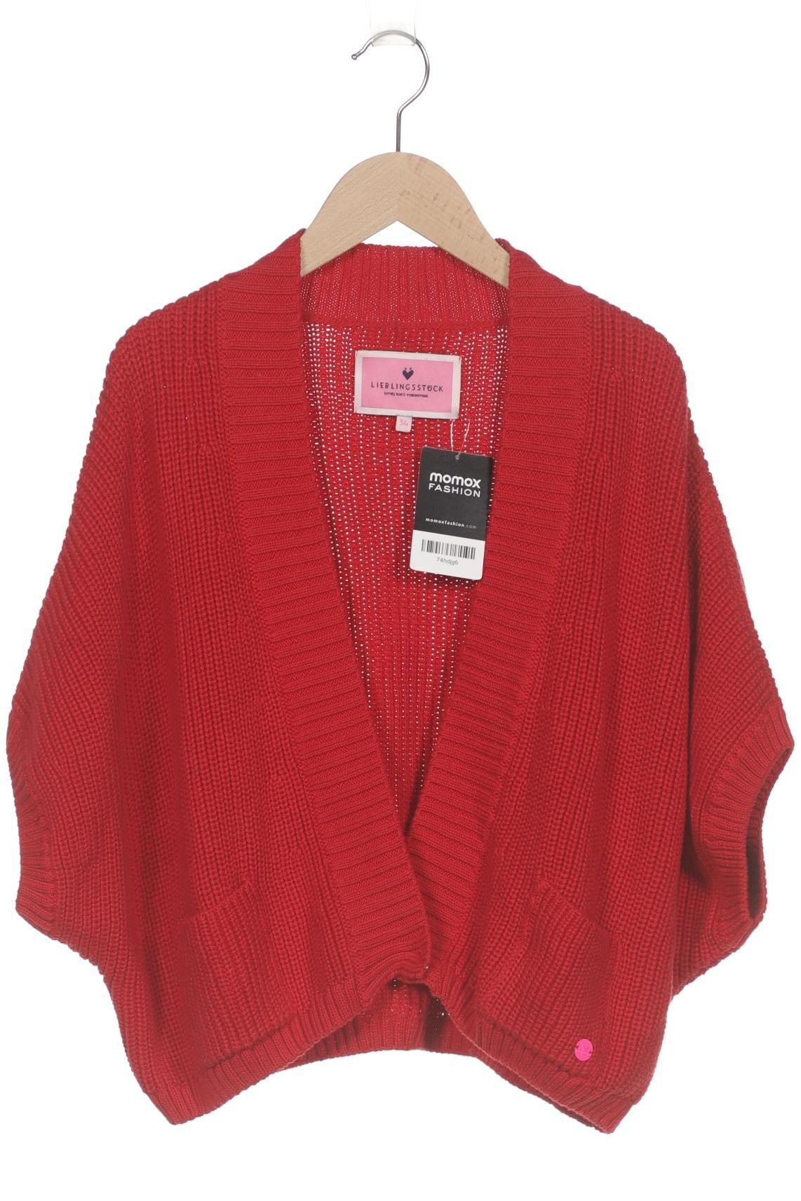 

Lieblingsstück Damen Strickjacke, rot, Gr. 34