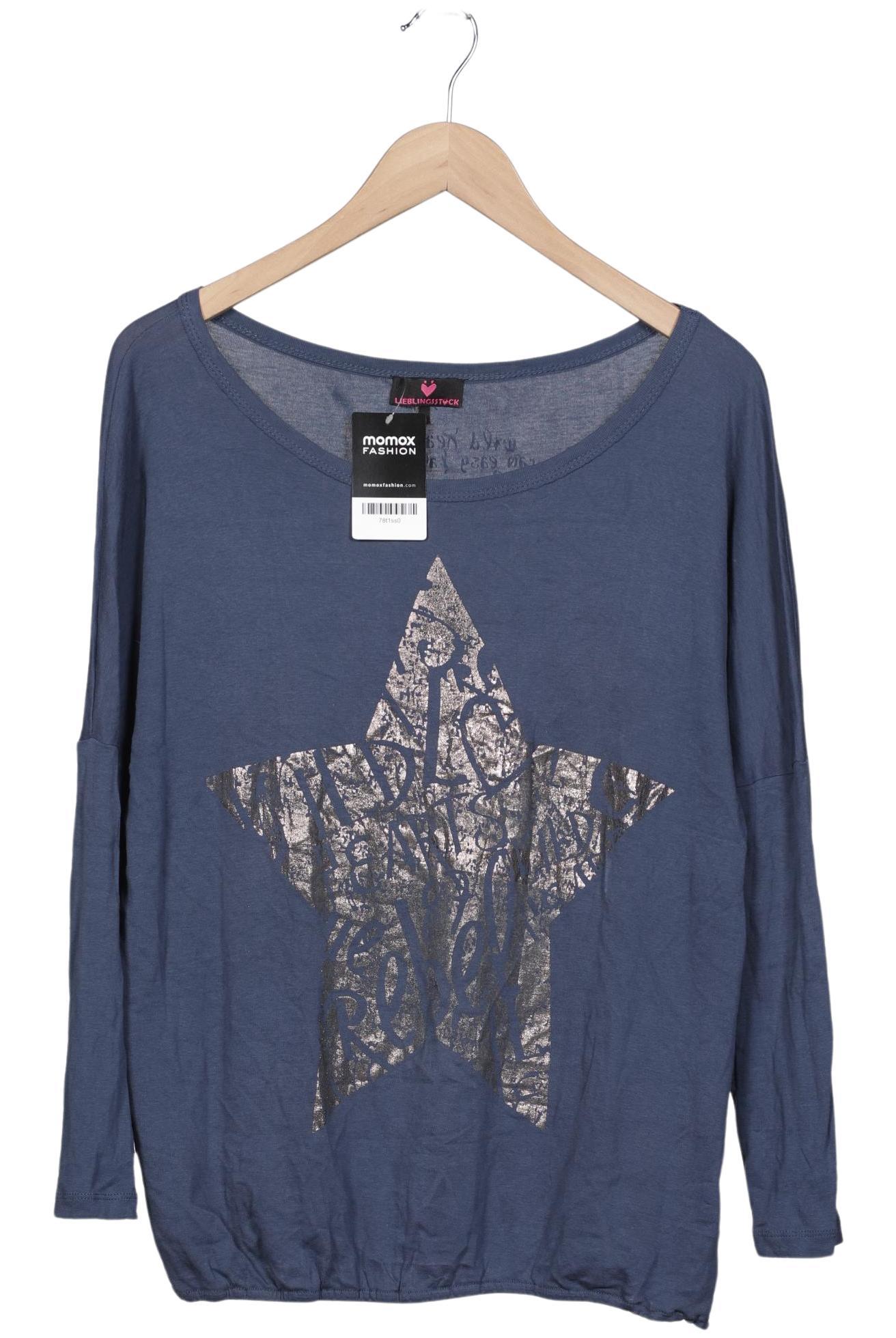 

Lieblingsstück Damen Langarmshirt, blau, Gr. 38