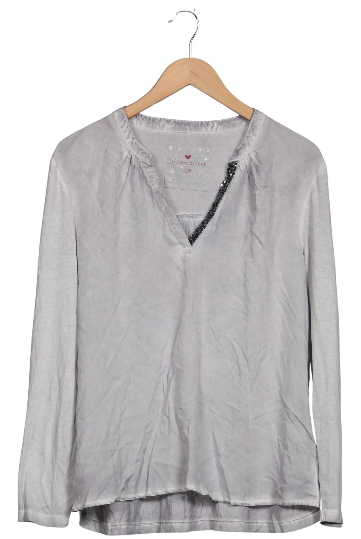 

Lieblingsstück Damen Langarmshirt, grau, Gr. 46