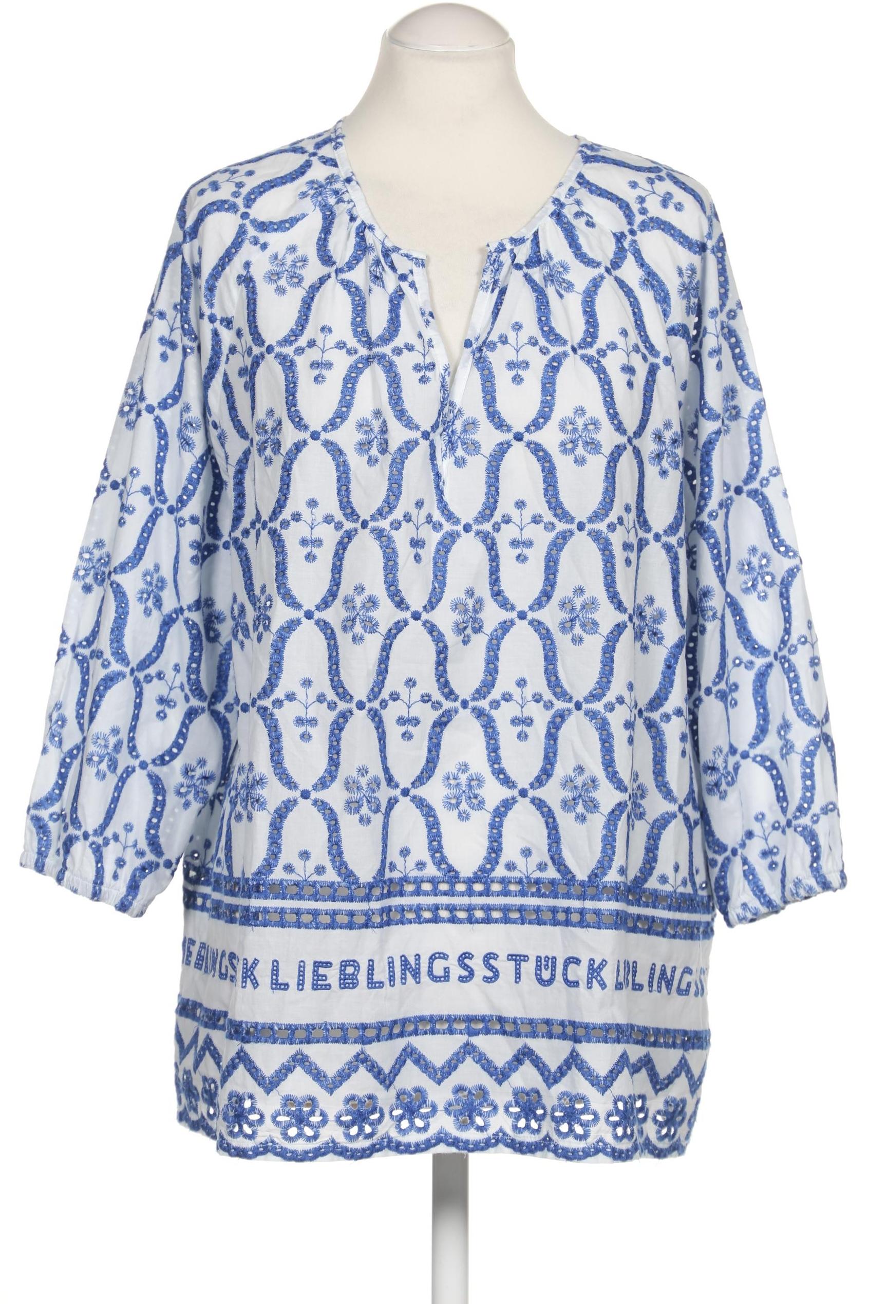 

Lieblingsstück Damen Bluse, blau, Gr. 40