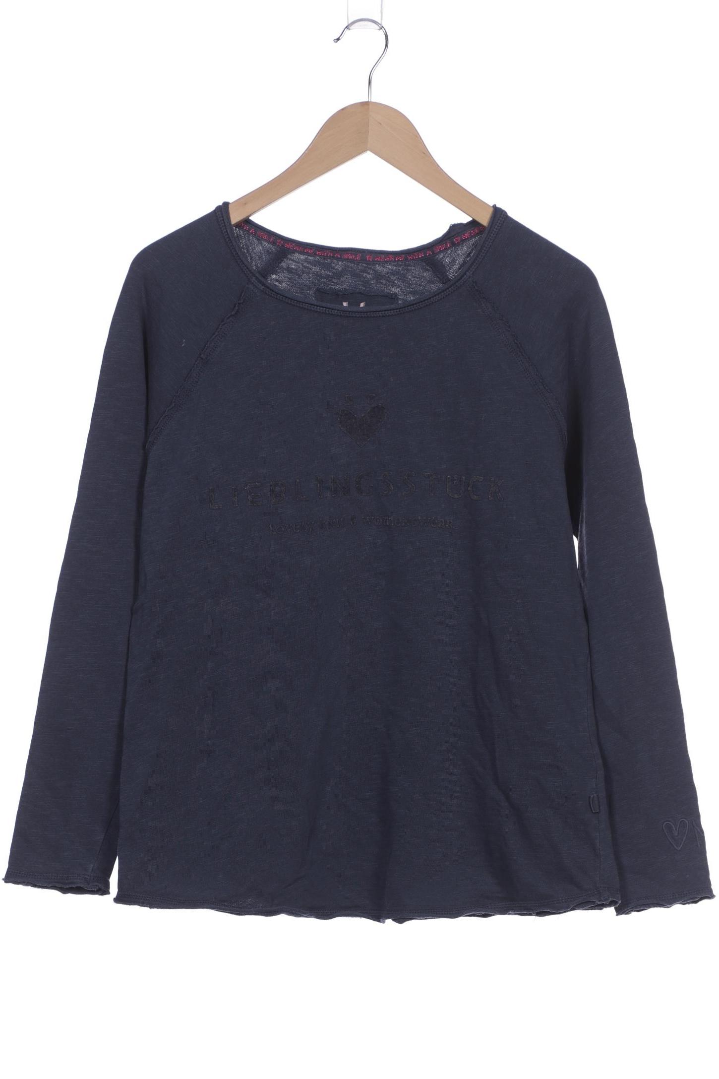 

Lieblingsstück Damen Langarmshirt, marineblau, Gr. 36
