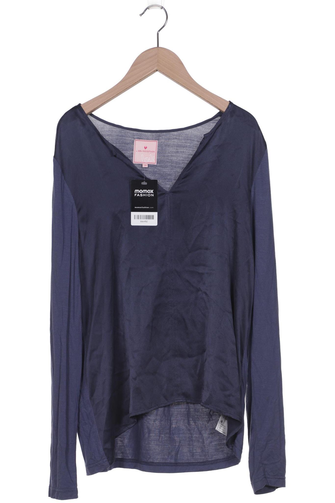 

Lieblingsstück Damen Langarmshirt, marineblau, Gr. 38