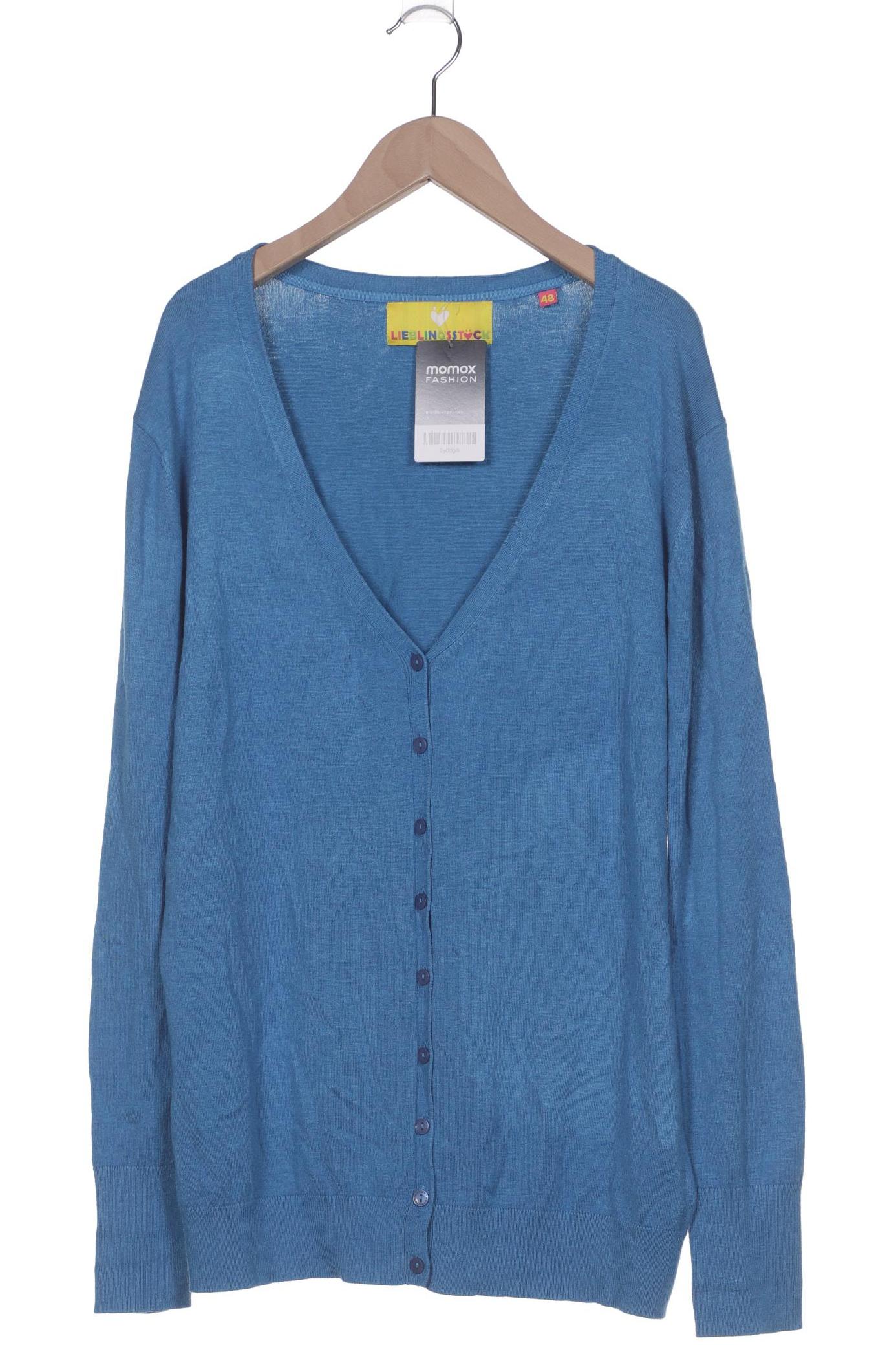 

Lieblingsstück Damen Strickjacke, blau, Gr. 48