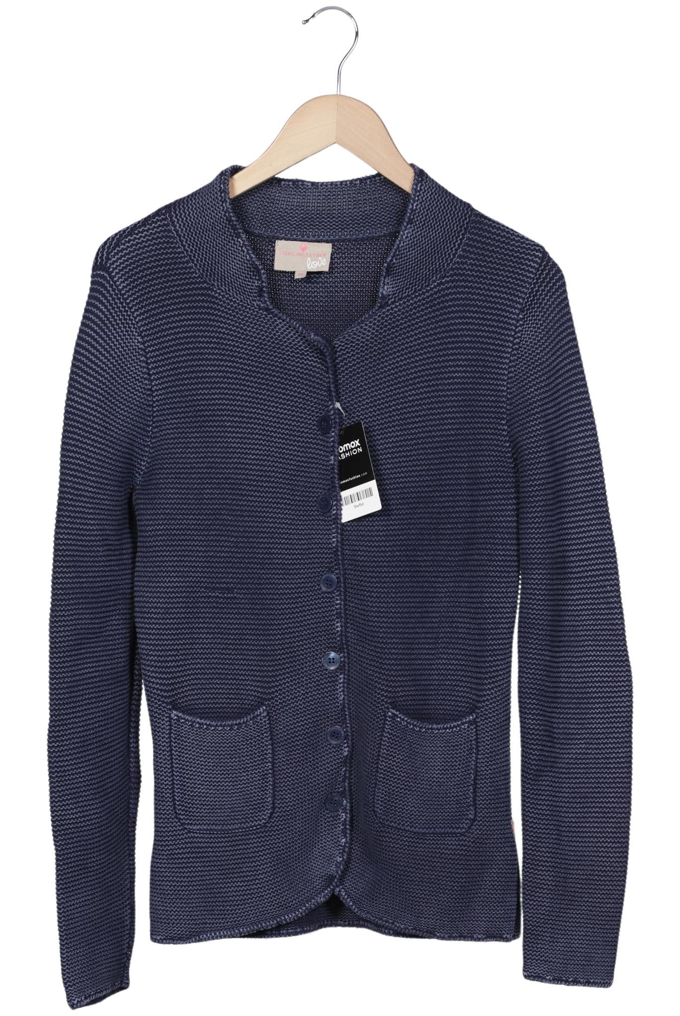 

Lieblingsstück Damen Strickjacke, blau, Gr. 36