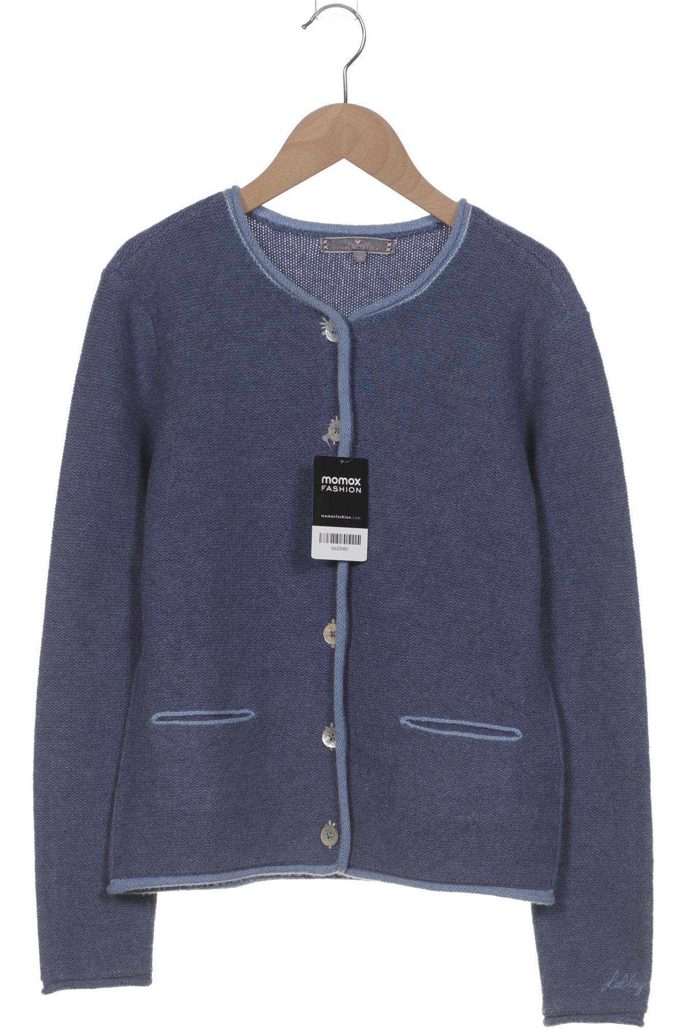 

Lieblingsstück Damen Strickjacke, blau, Gr. 36