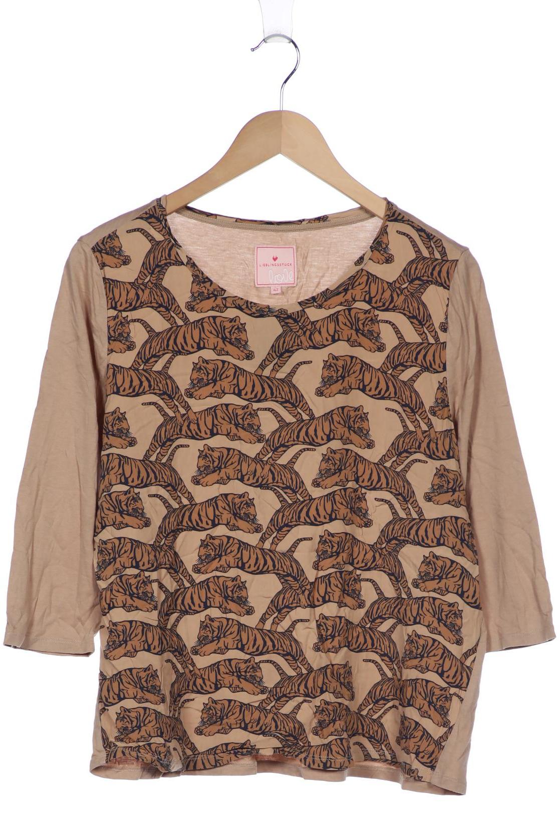 

Lieblingsstück Damen Langarmshirt, beige, Gr. 42