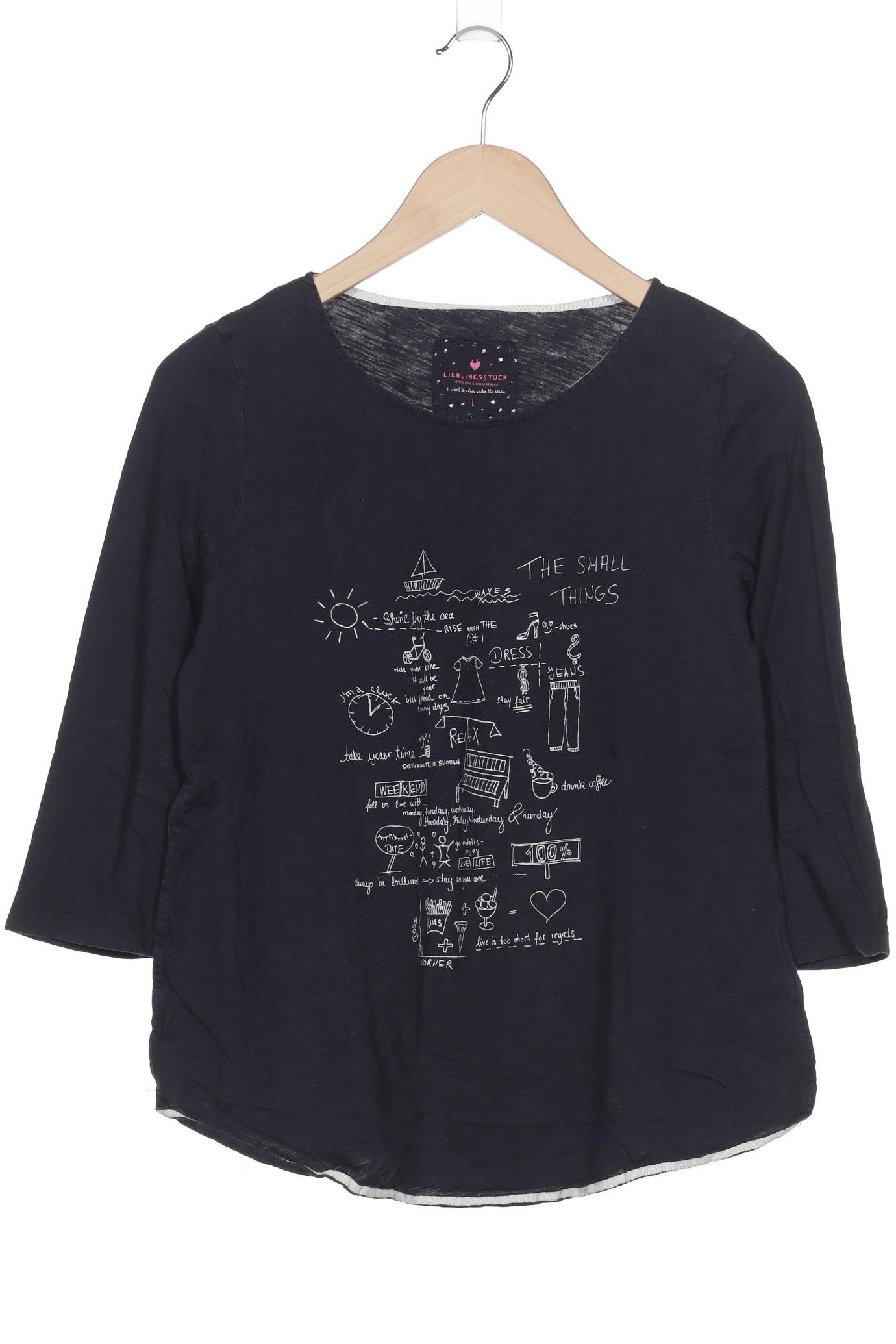 

Lieblingsstück Damen Langarmshirt, marineblau, Gr. 40