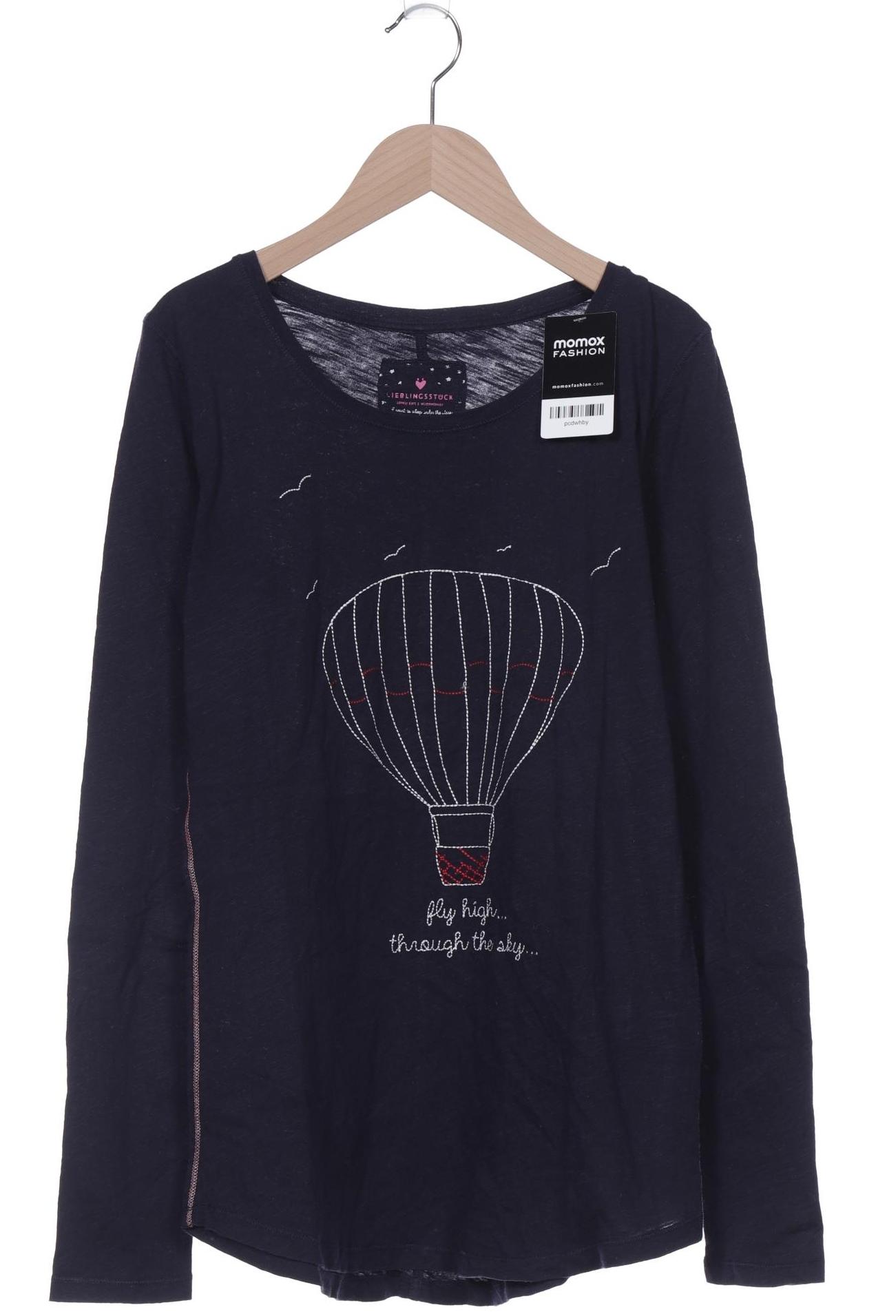 

Lieblingsstück Damen Langarmshirt, marineblau, Gr. 38