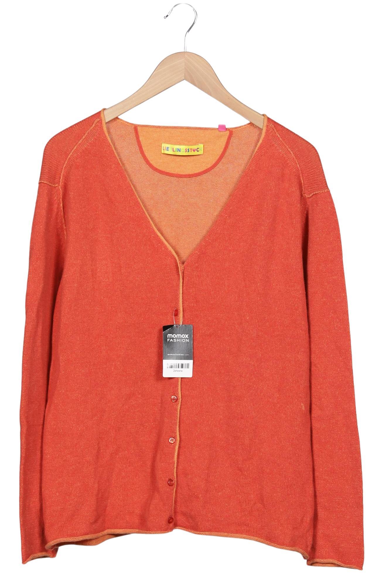 

Lieblingsstück Damen Strickjacke, orange, Gr. 50