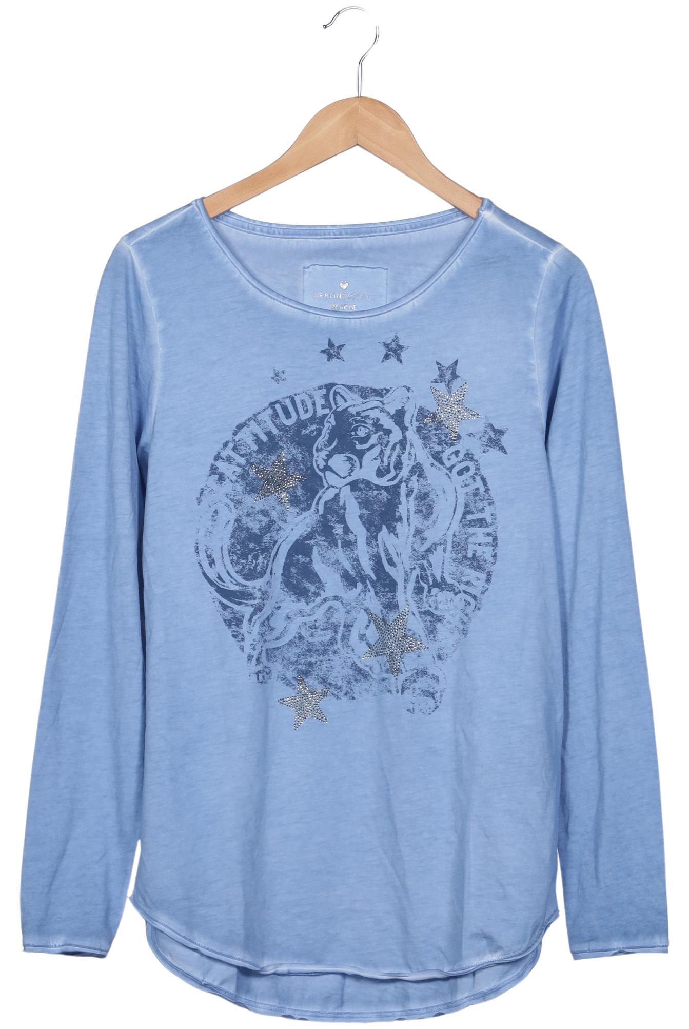 

Lieblingsstück Damen Langarmshirt, blau, Gr. 42